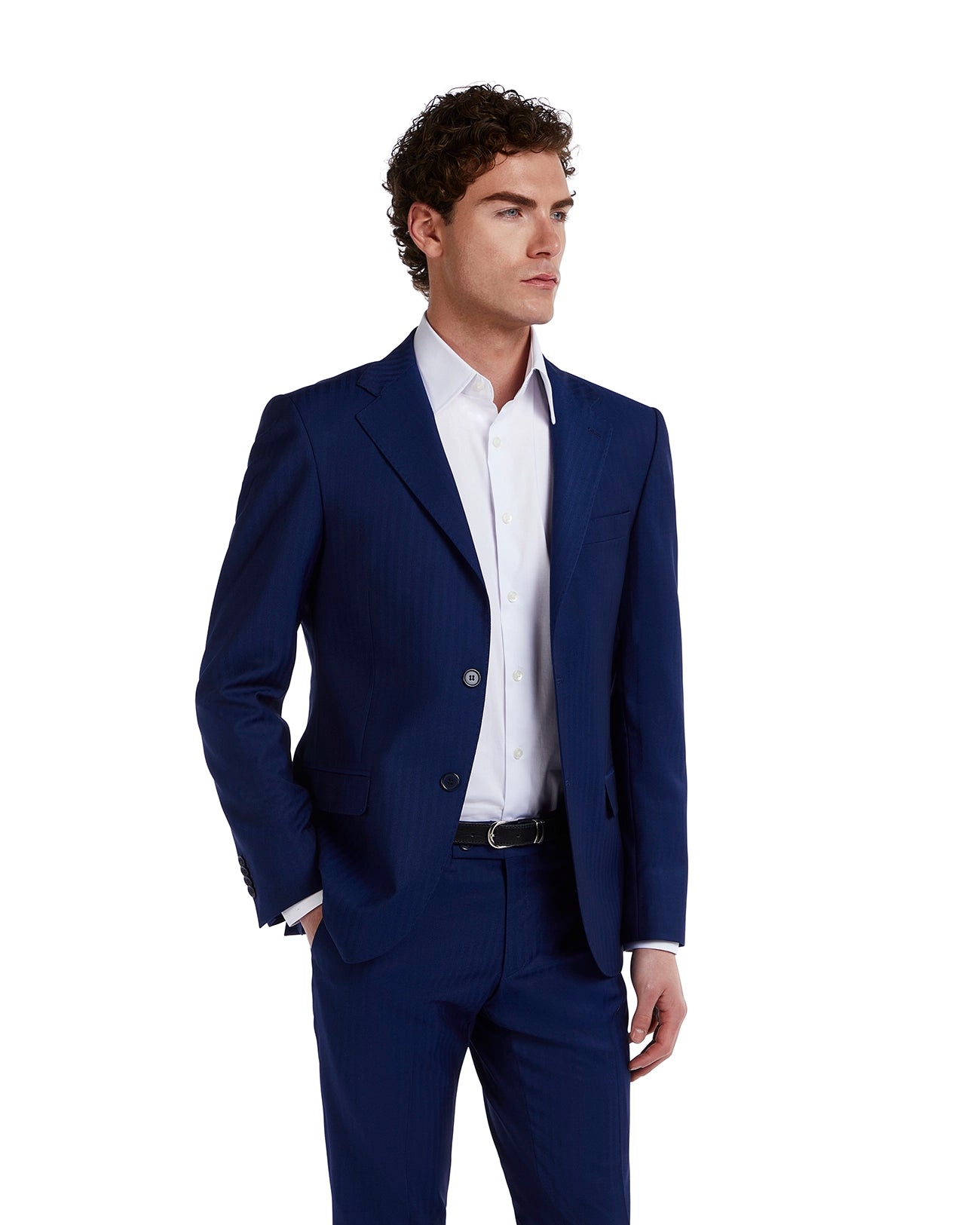 Paris blue solar suit