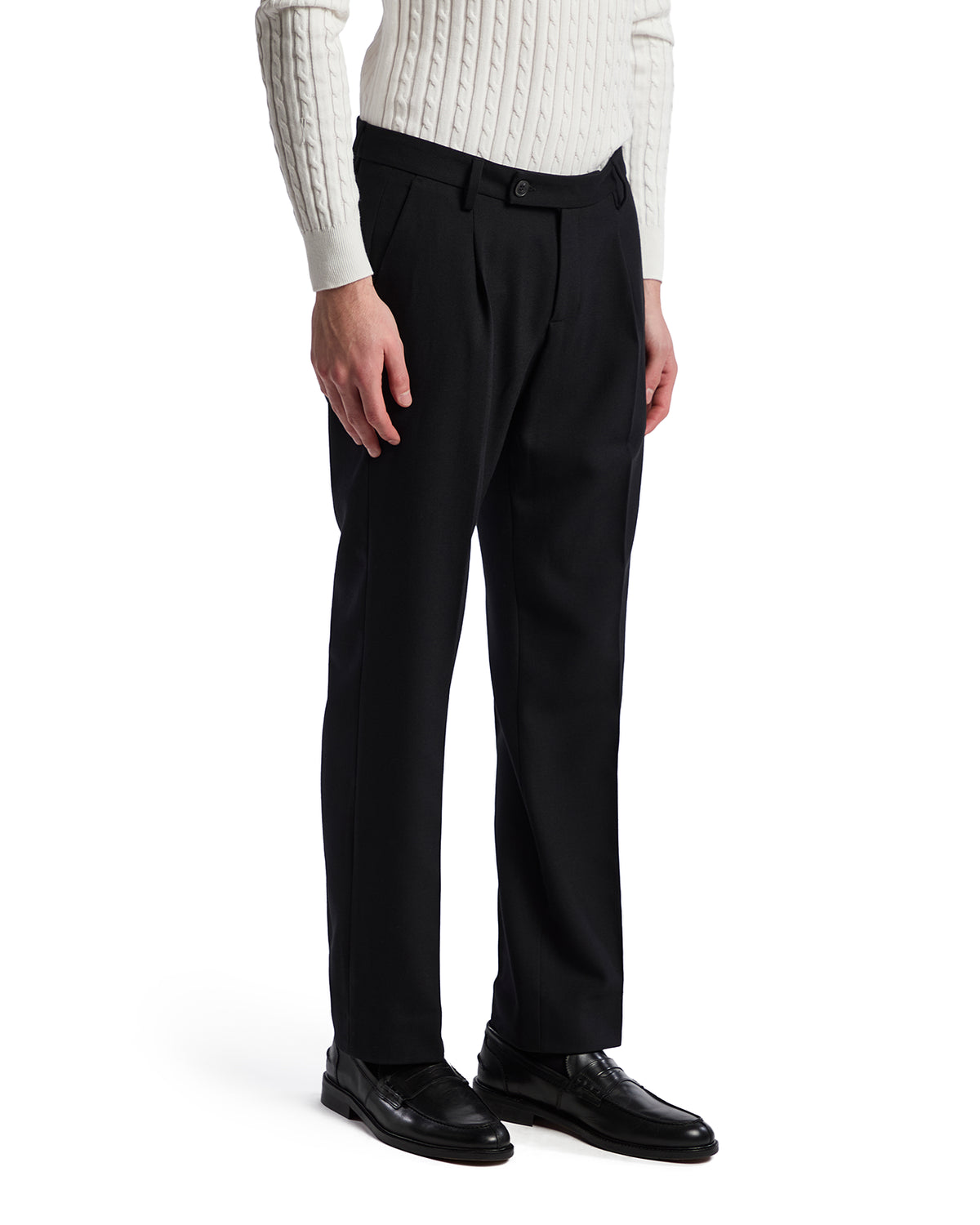 Pantalón Aka de franela antracita