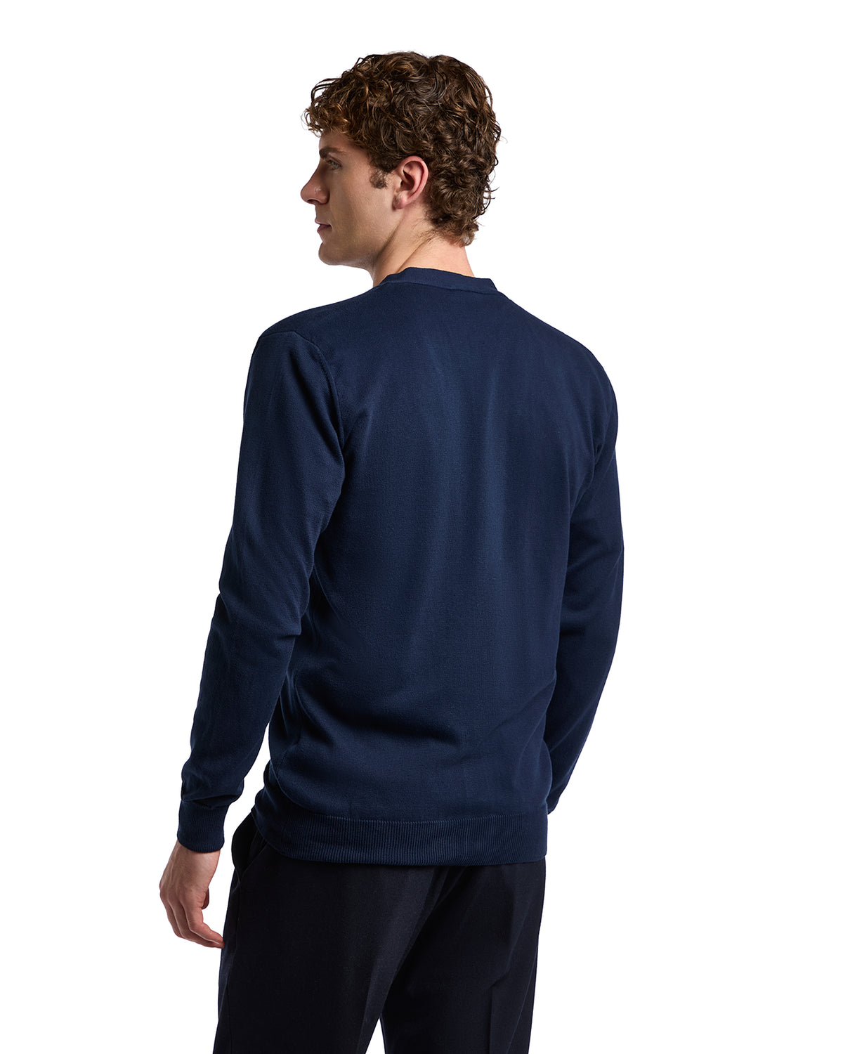 Cardigan Alex in cotone blu