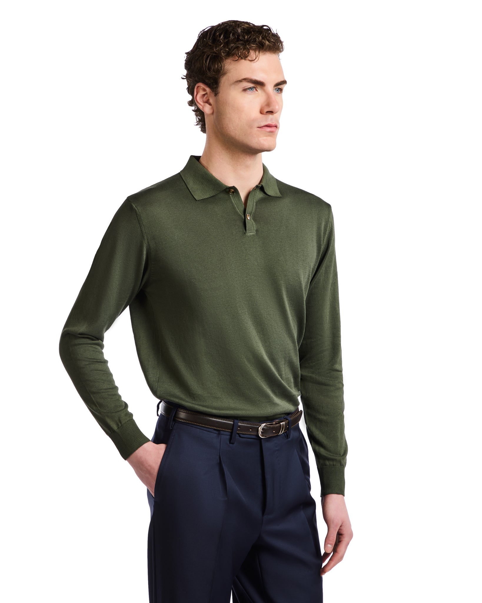 Polo Andrey de algodón militar