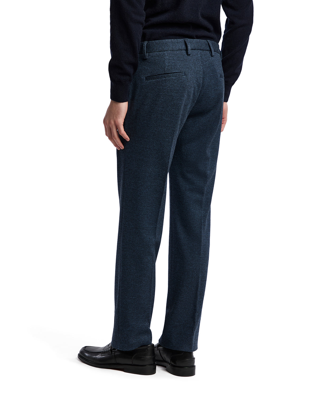 Pantalón Campiglio pata de gallo azul