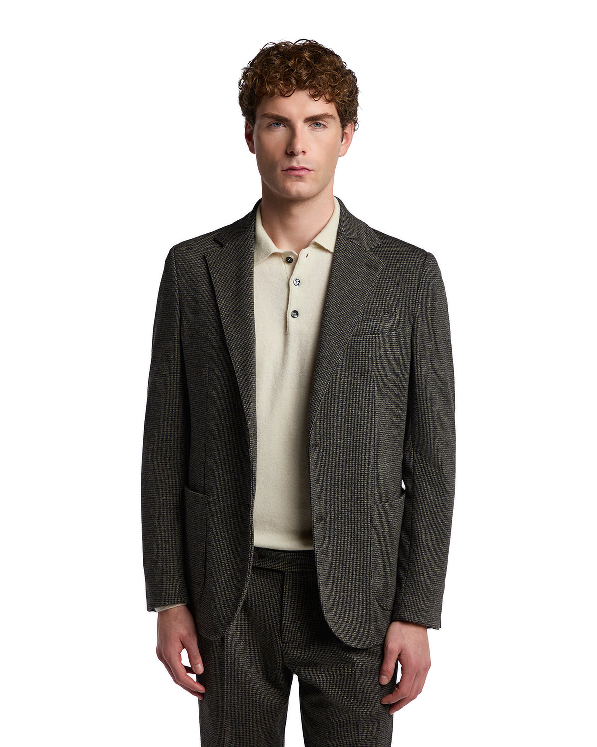 Chaqueta Cortina pata de gallo moro