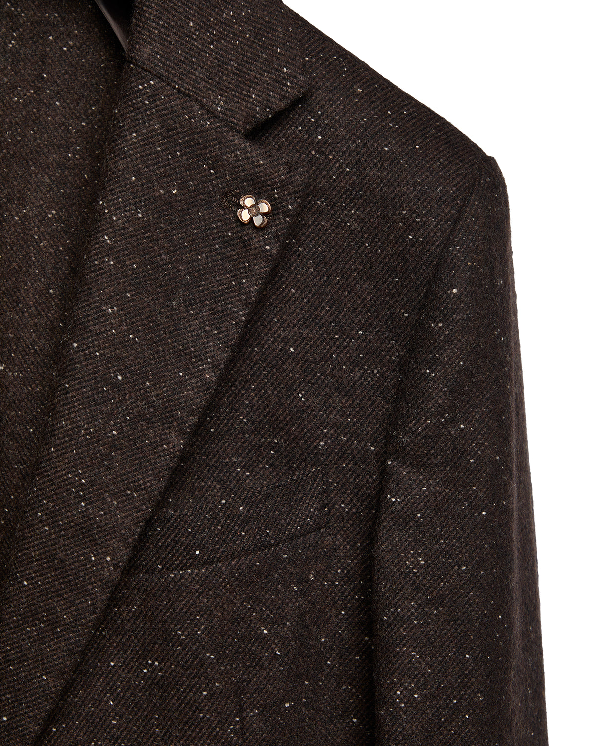 Chaqueta Pepe de mélange marrón oscuro