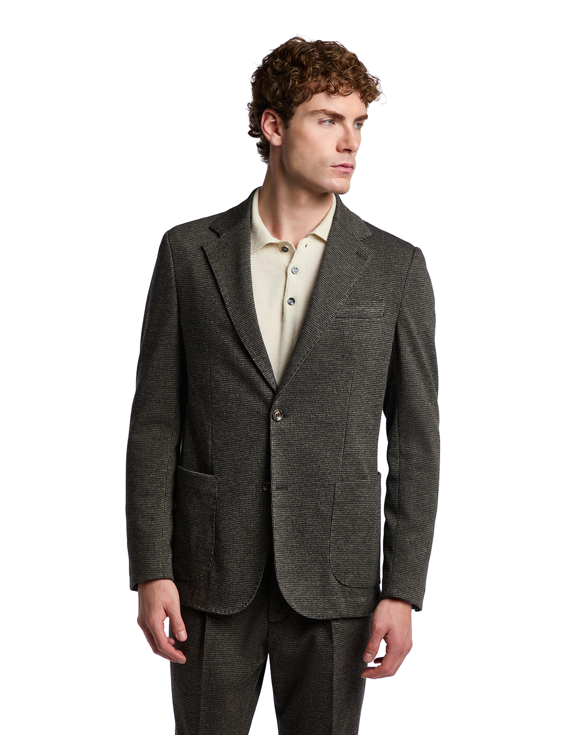 Chaqueta Cortina pata de gallo moro