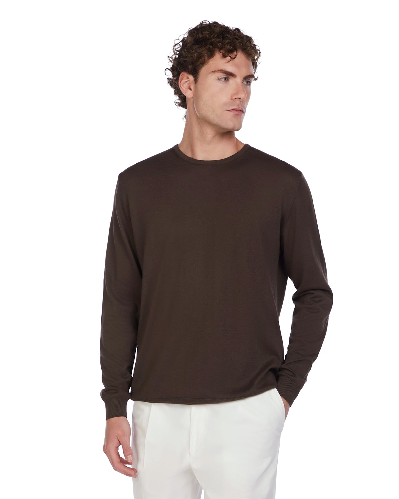 Maglioncino Daniil in cotone moro