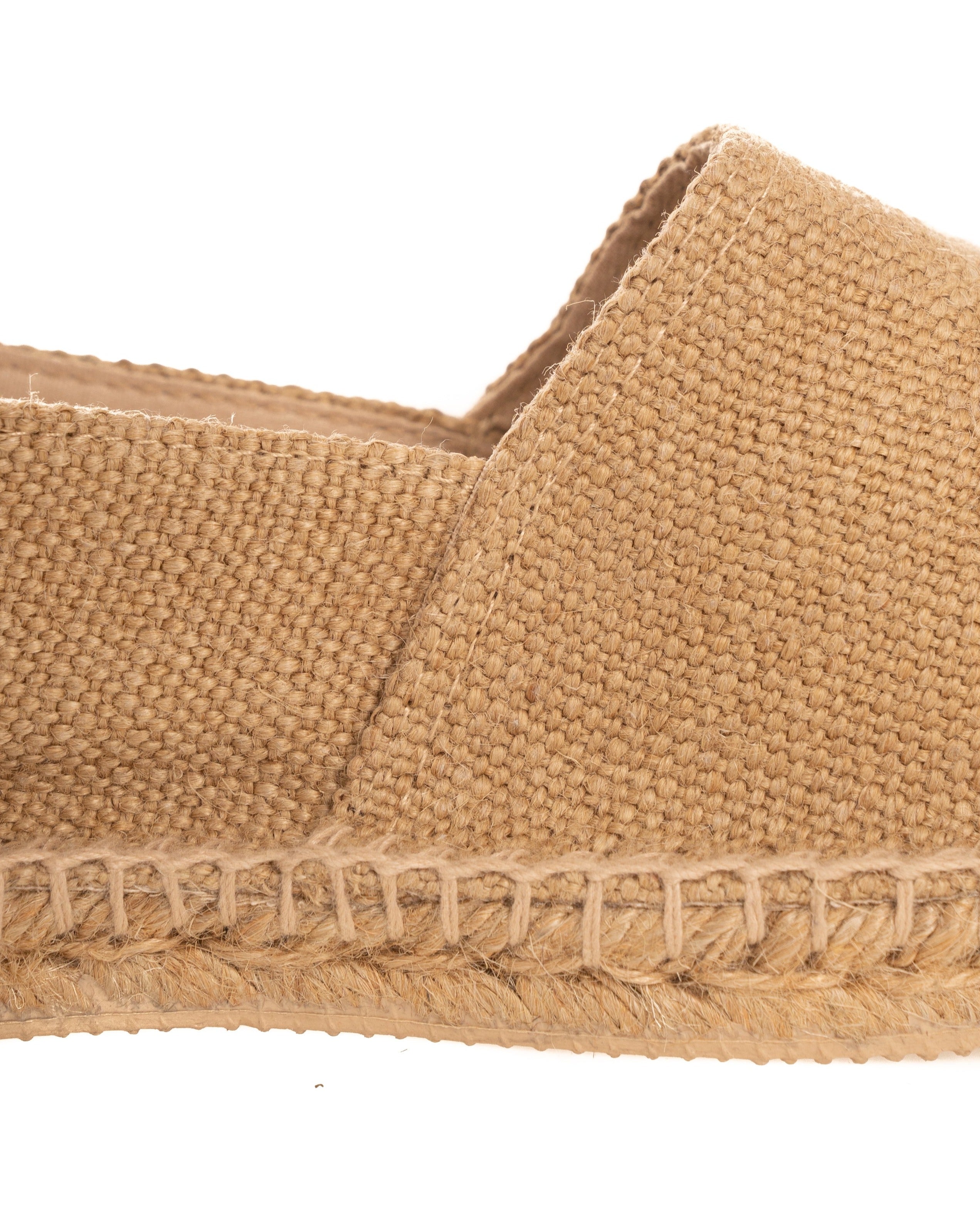 Espadrilles camel basiques