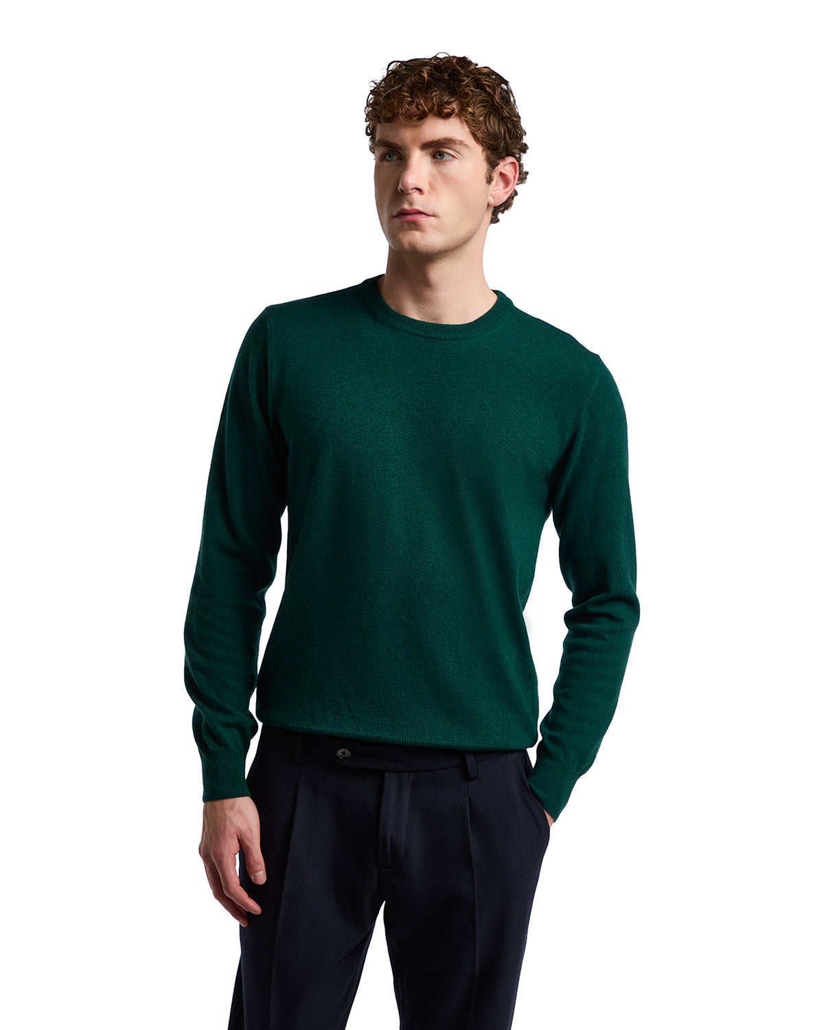 Gargantilla Dustin de mezcla de cachemir verde