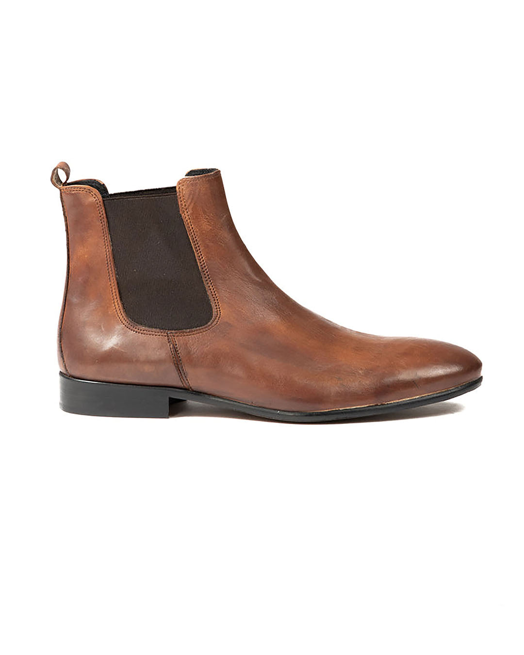 Dre - brown leather chelsea boots