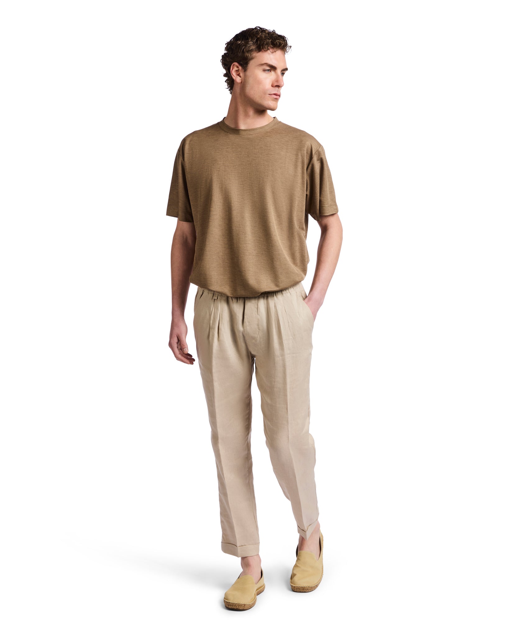 Tobacco textured Essen t-shirt