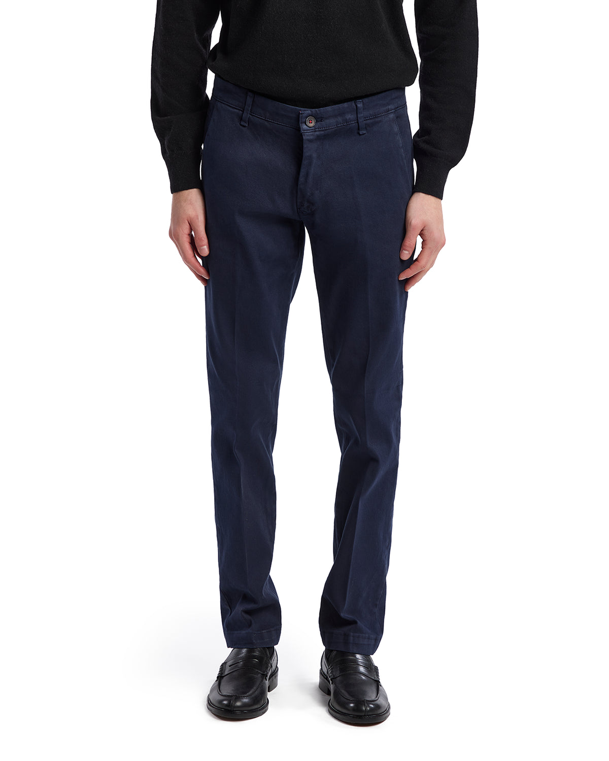 Pantalón Jack de algodón texturizado azul