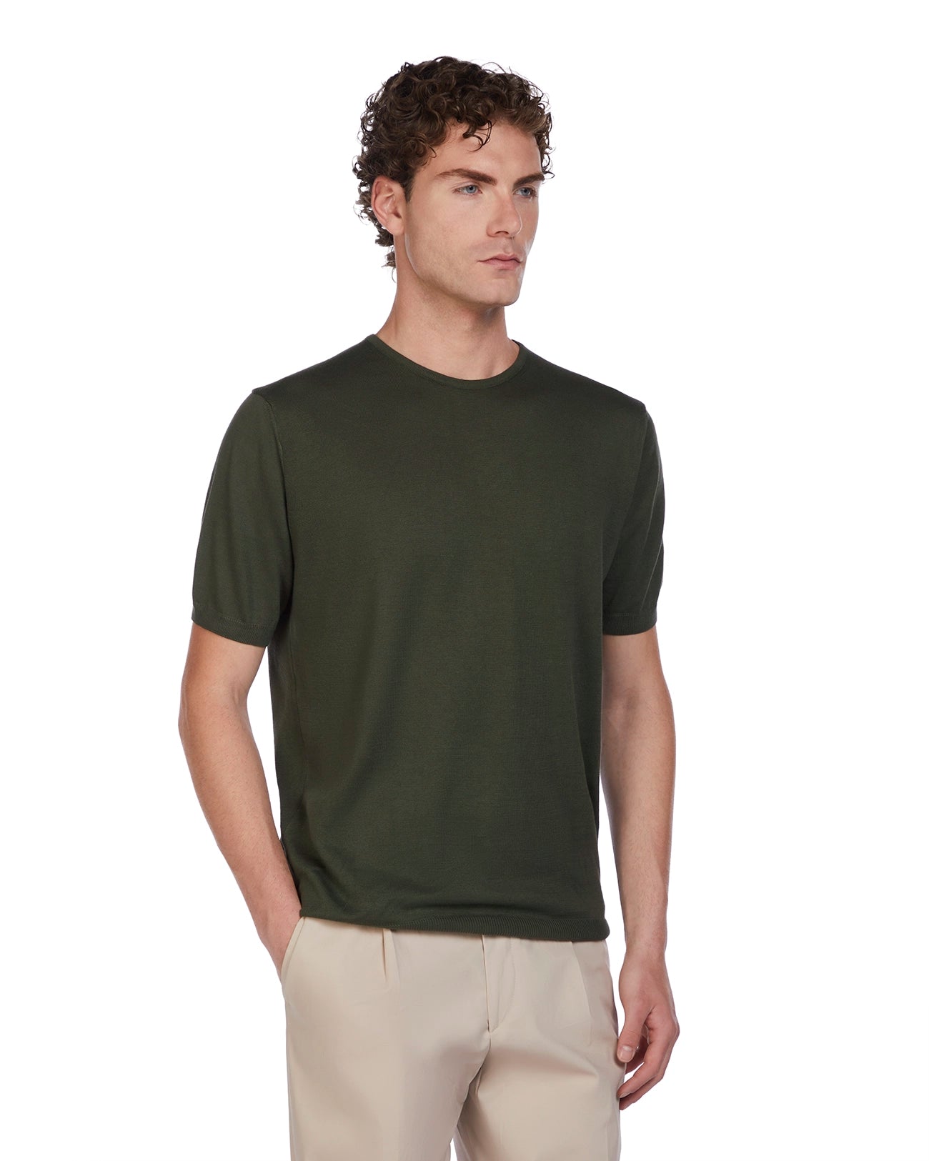 T-shirt Jannik in maglia militare