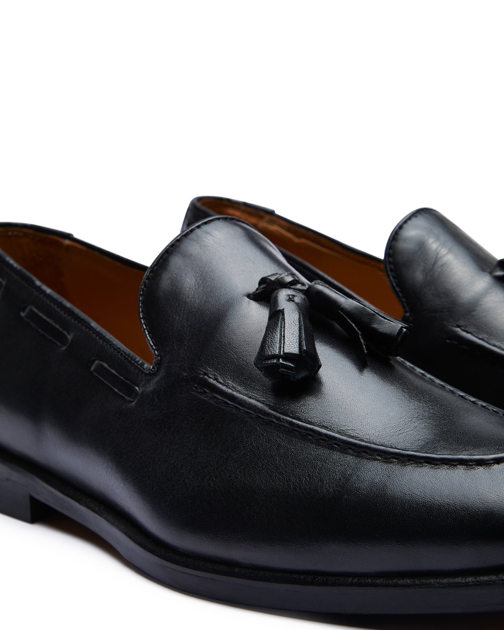 Jasper - black leather loafer