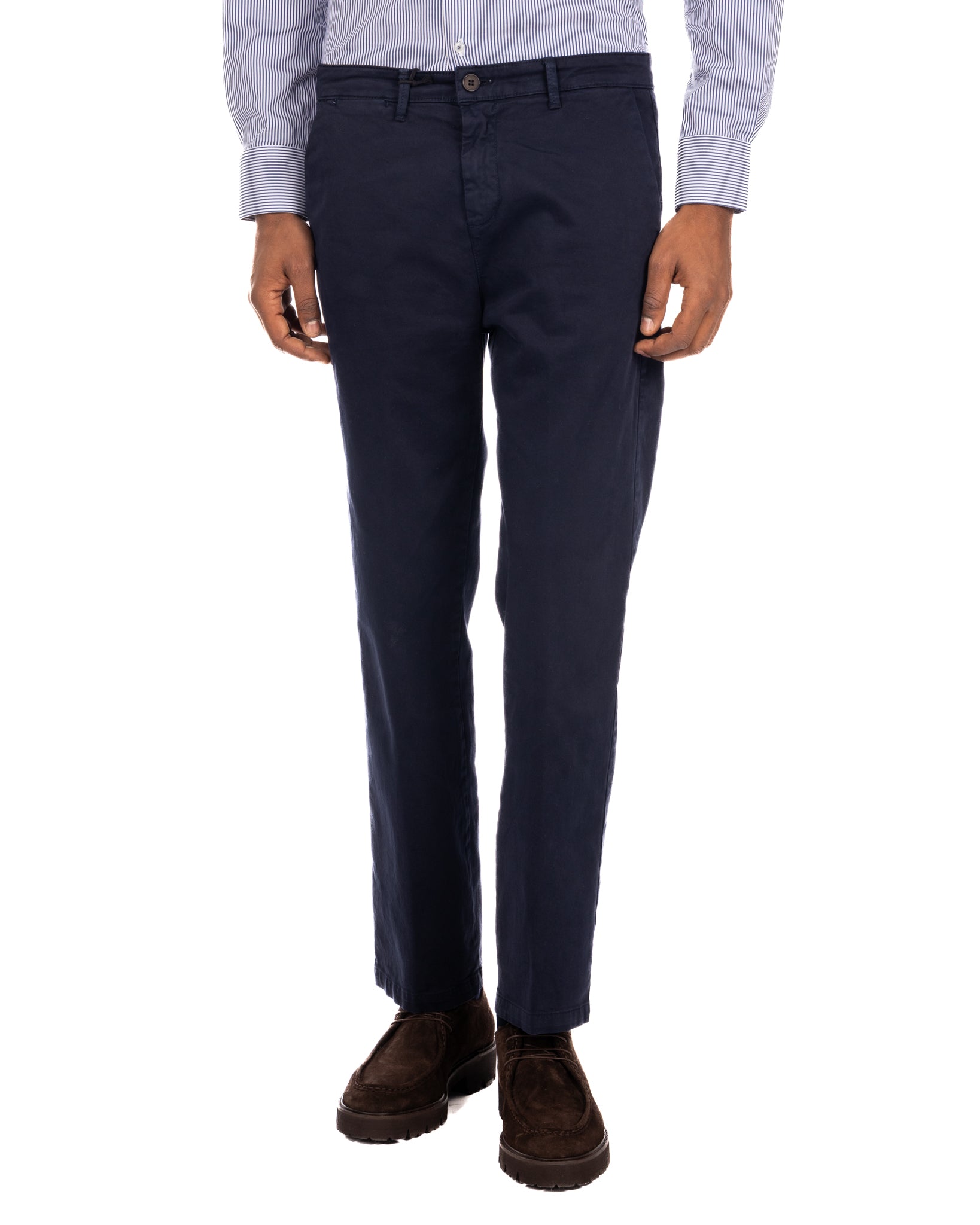Sorrento - blue wide bottom trousers