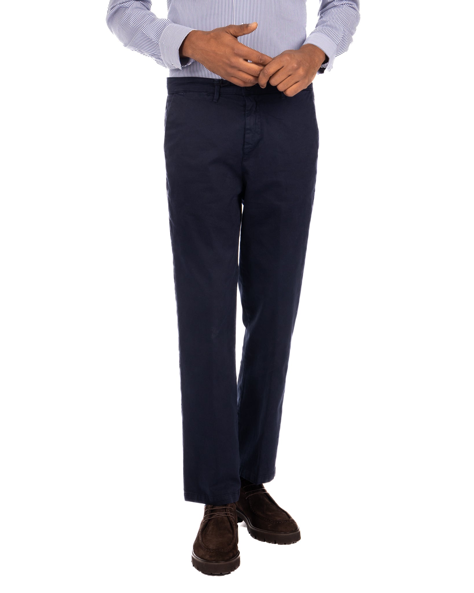 Sorrento - blue wide bottom trousers