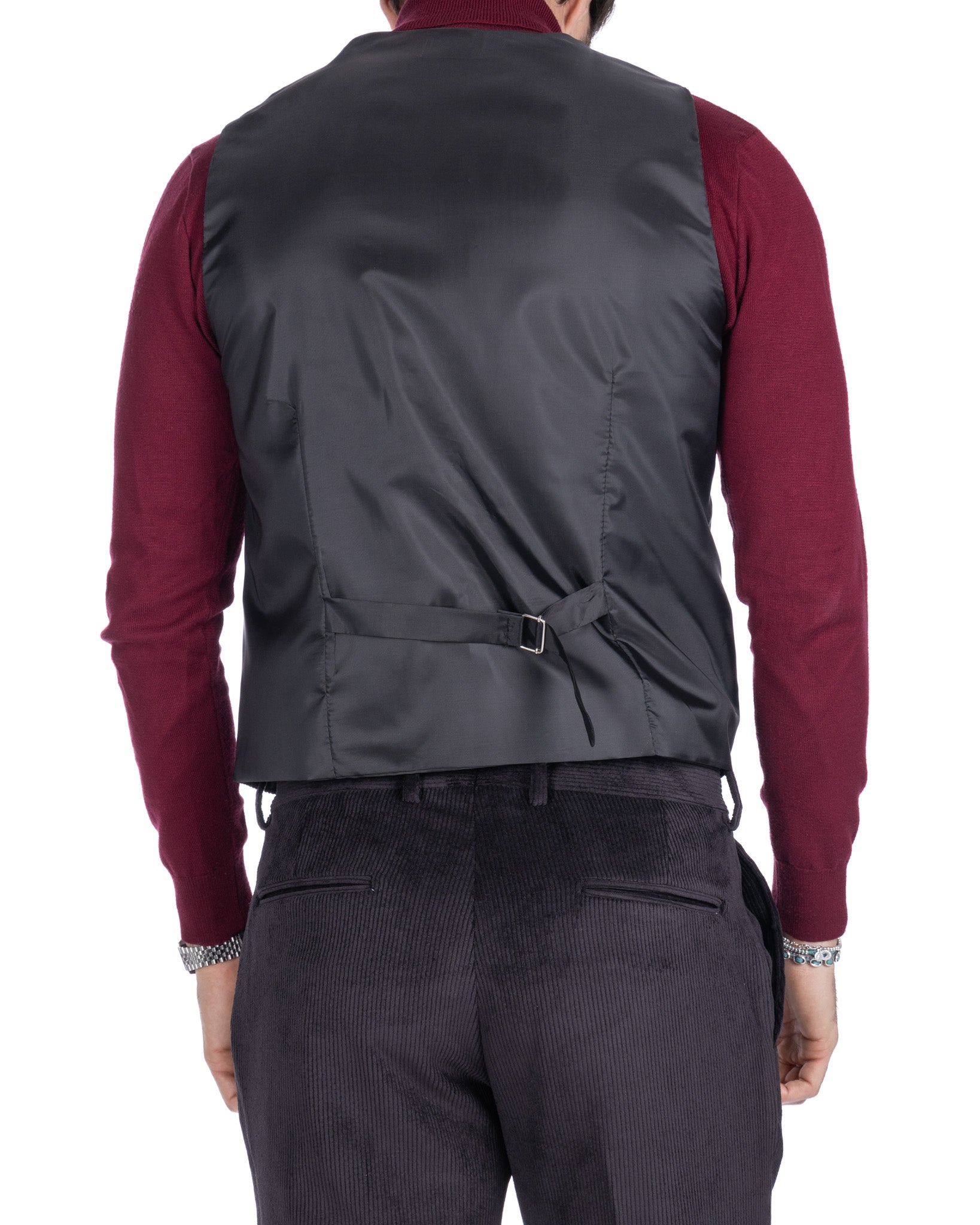 Mads - black velvet waistcoat