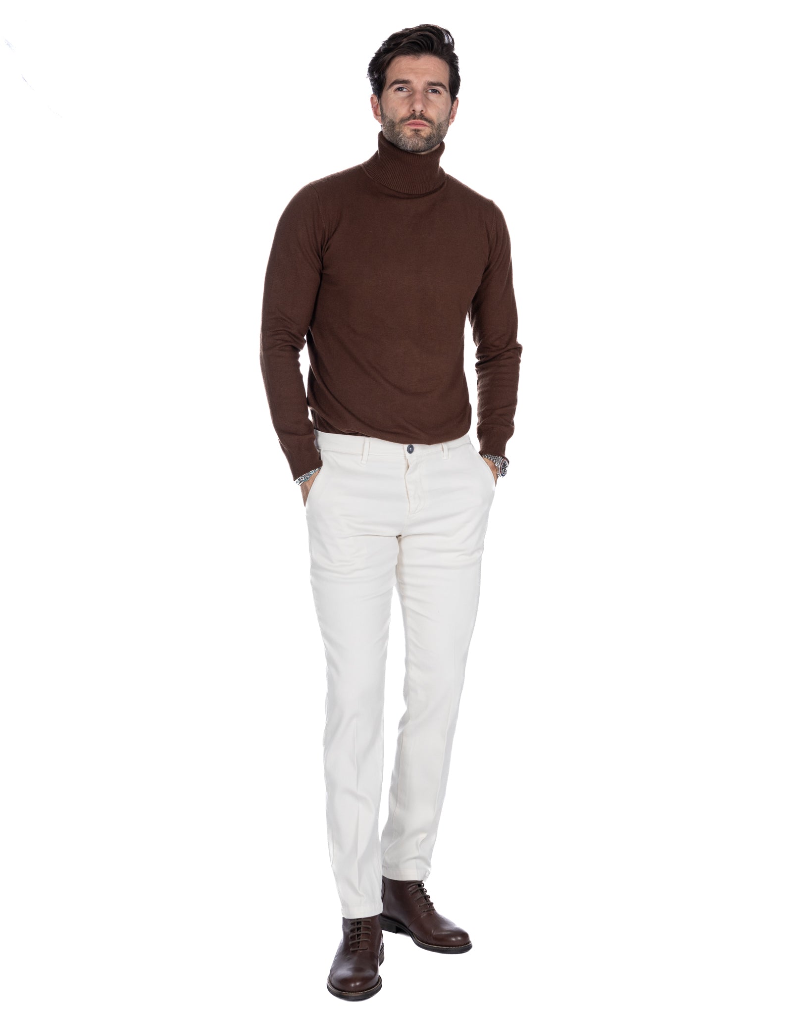 Pantalon Jack couleur crème