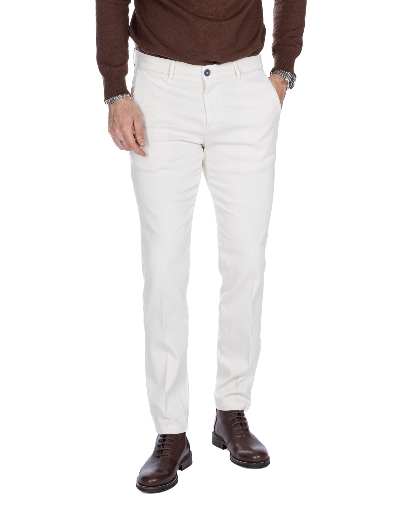 Pantalon Jack couleur crème