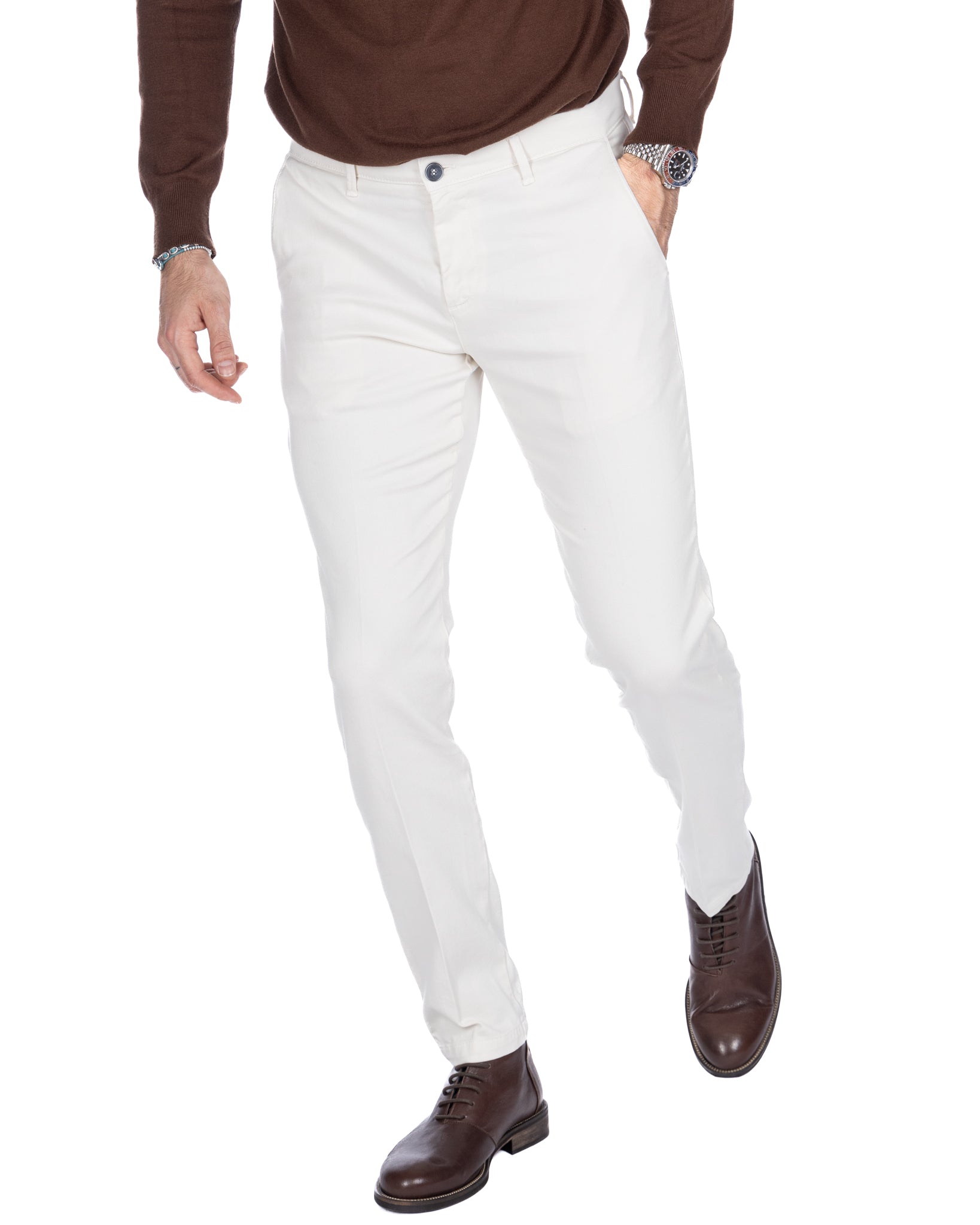Pantalon Jack couleur crème