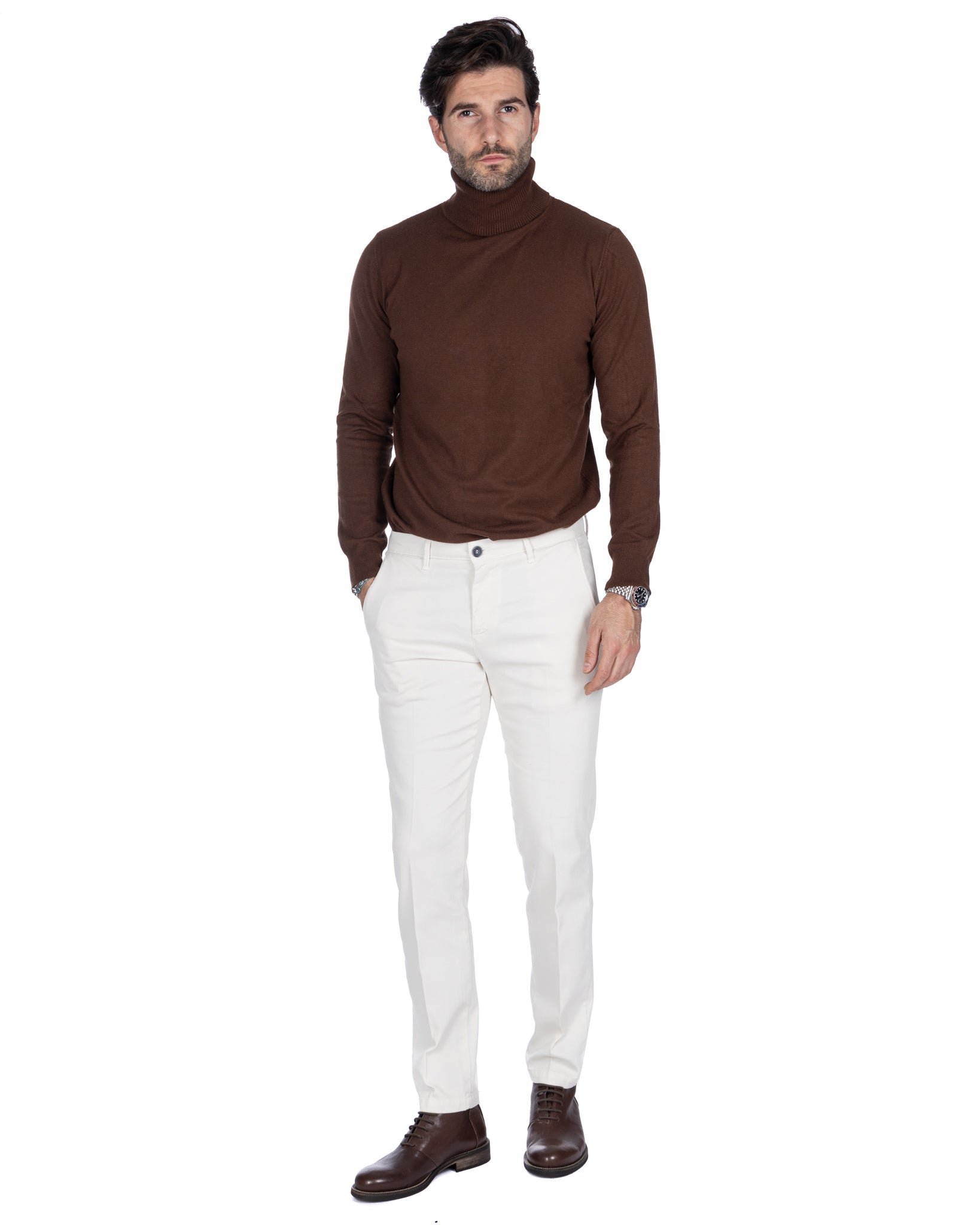 Pantalon Jack couleur crème