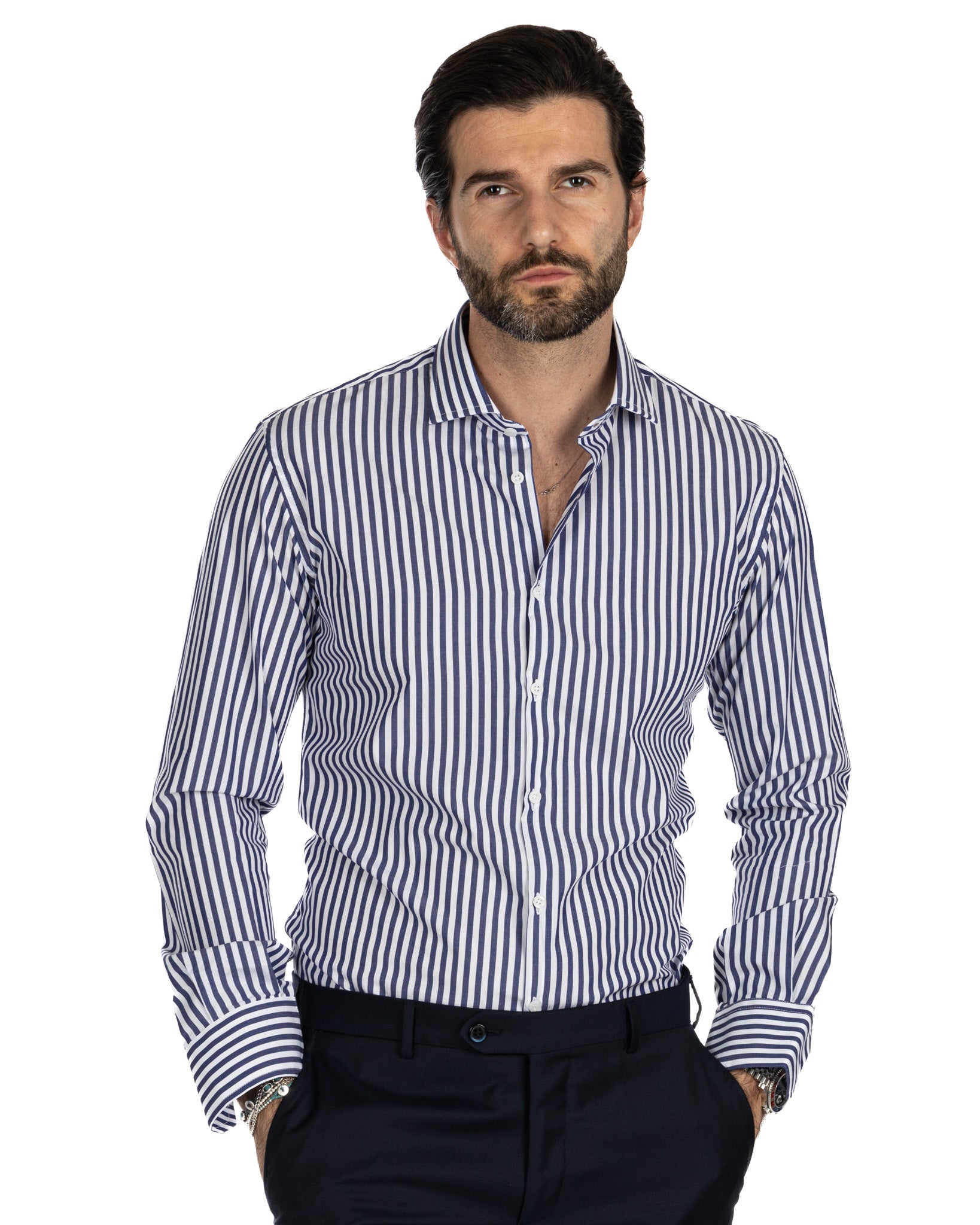 Chemise - slim fit blue