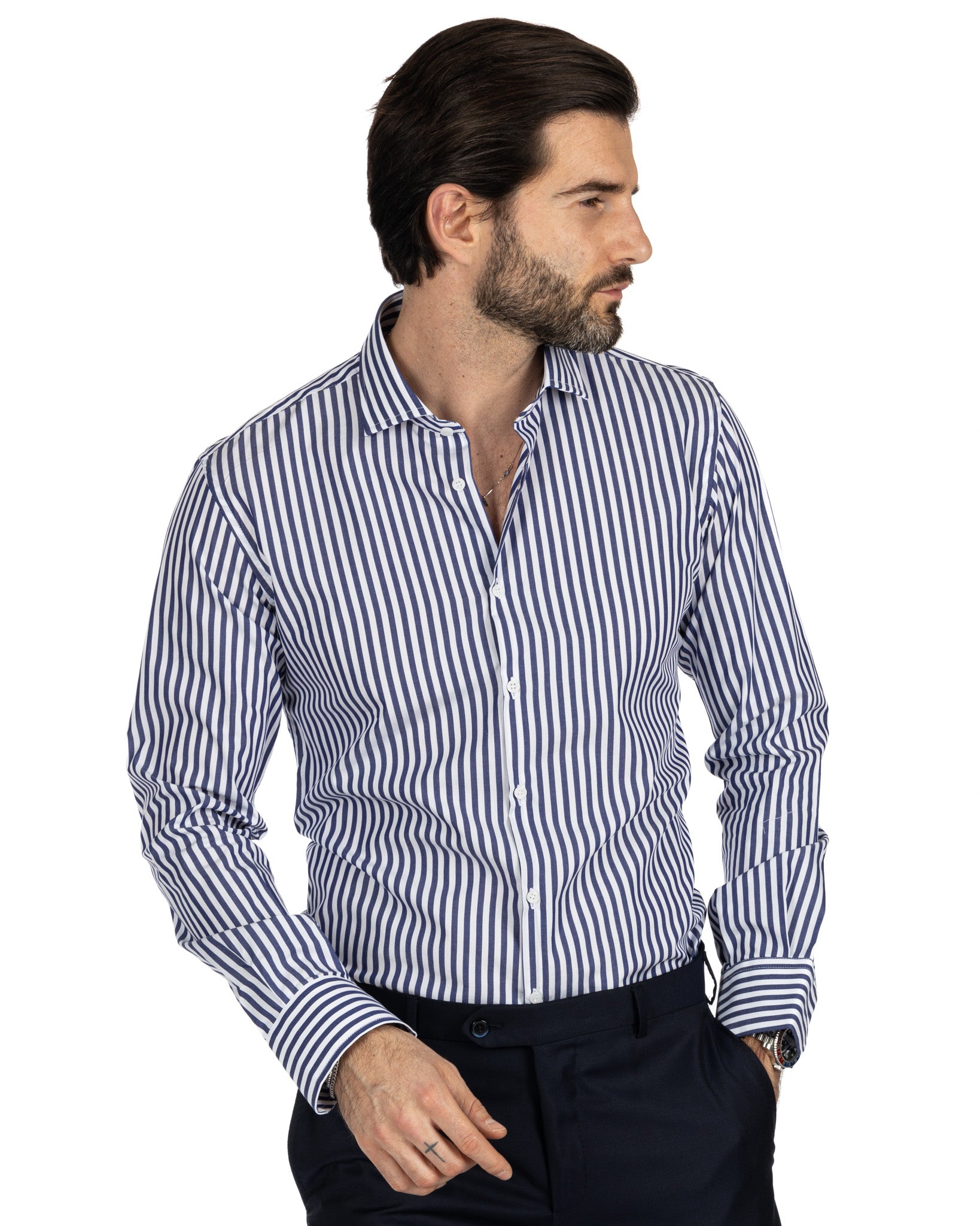 Chemise - slim fit blue