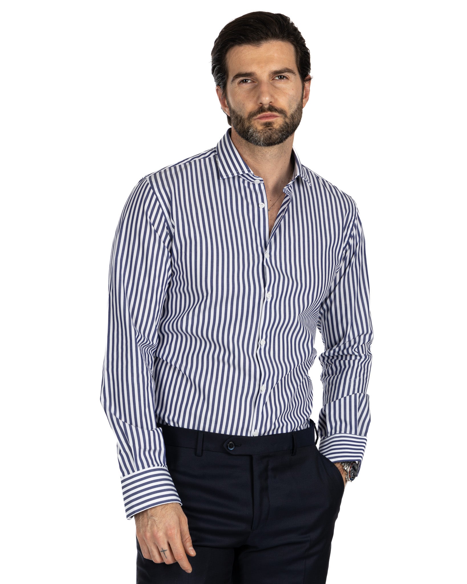 Chemise - slim fit blue