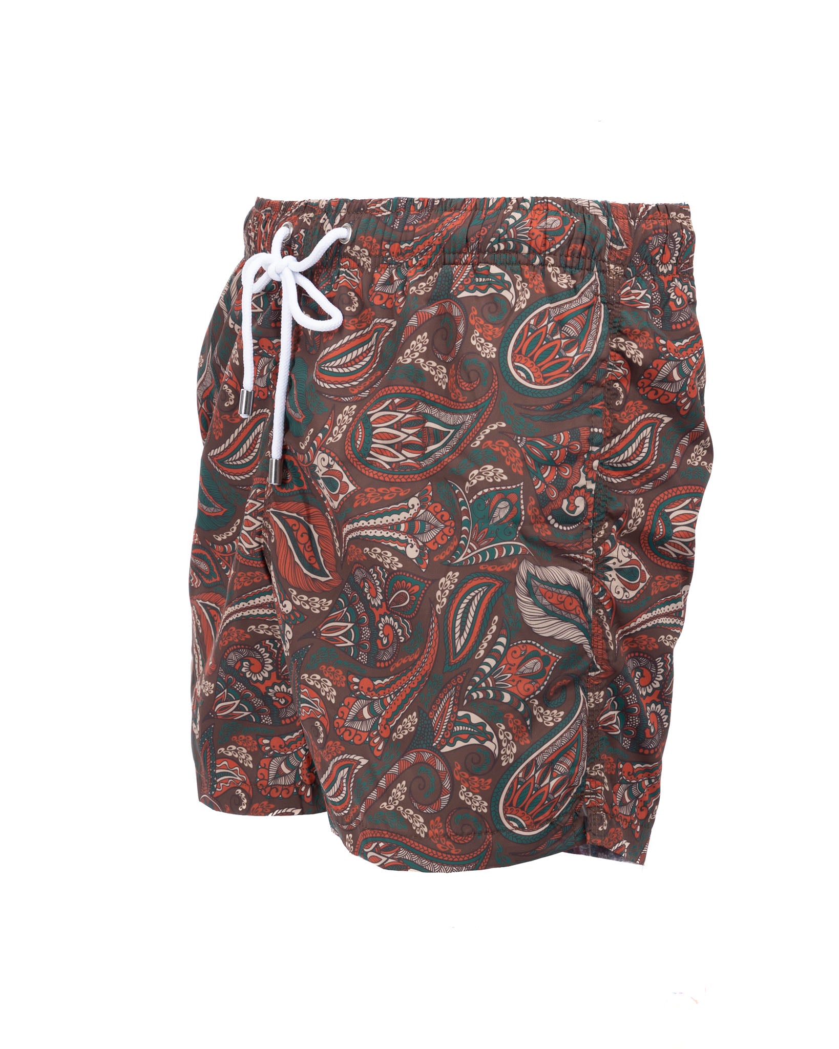 Paisley - Bañador estampado naranja