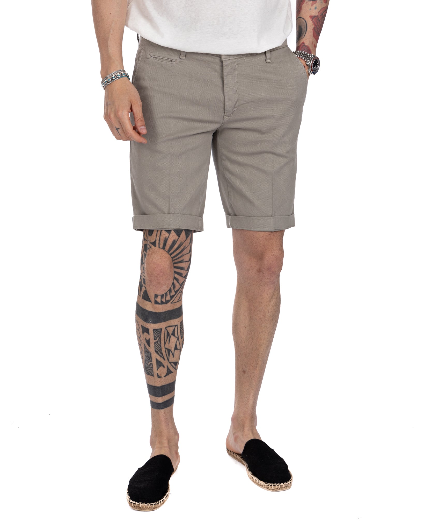 Mayreau - bermudas de algodón trenzado