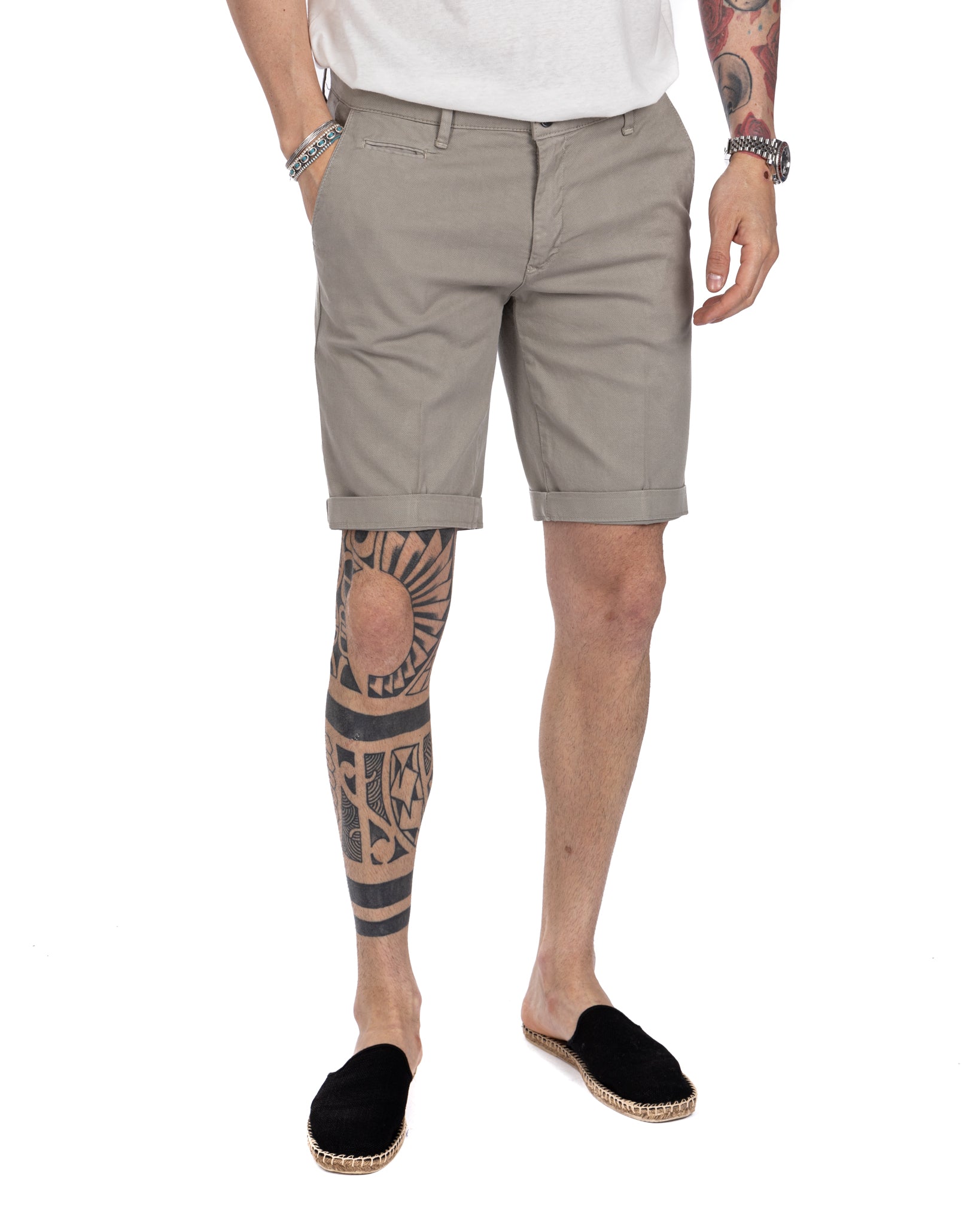 Mayreau - bermudas de algodón trenzado