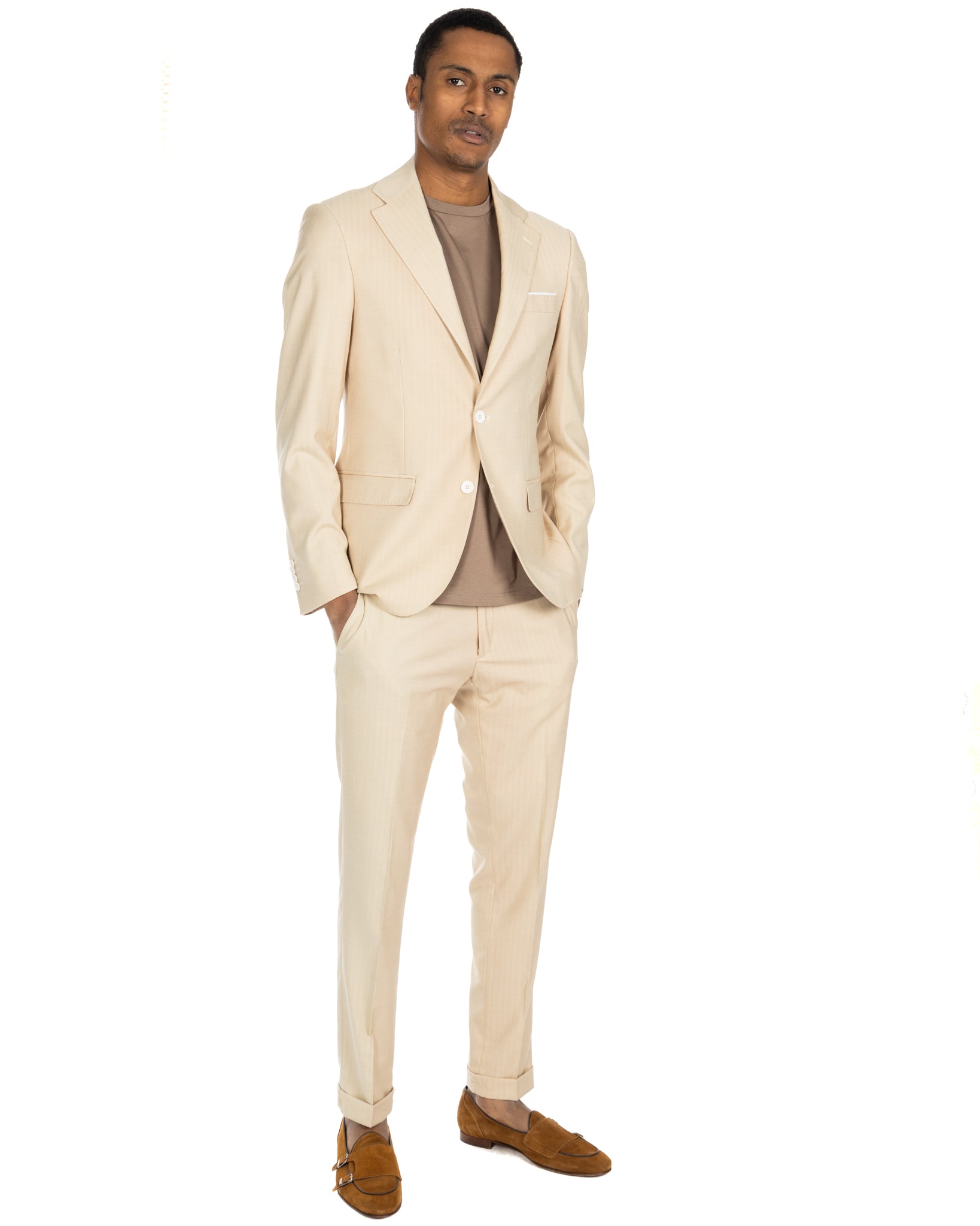 Paris - costume droit solaro beige clair
