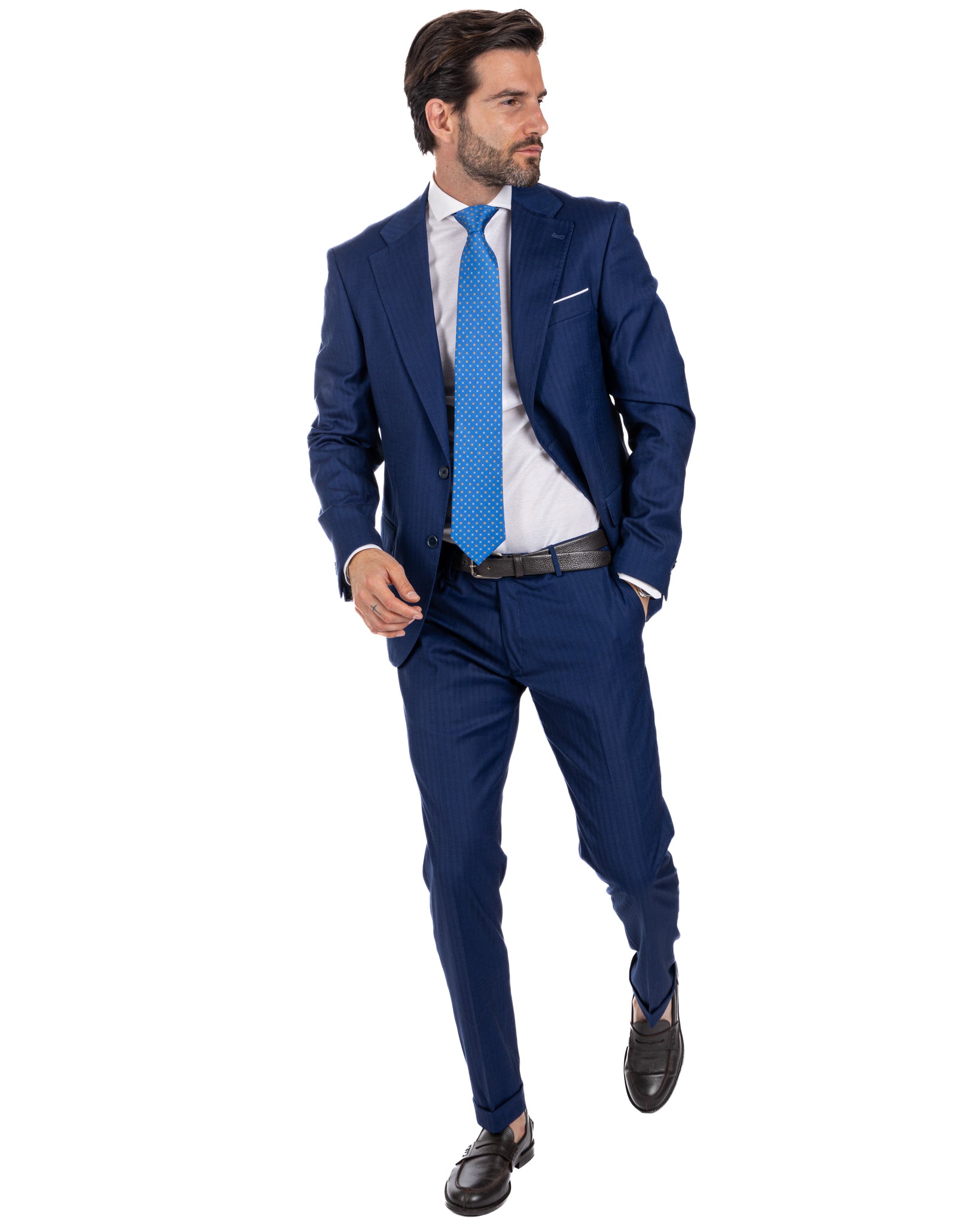 Paris - blue solaro single-breasted suit