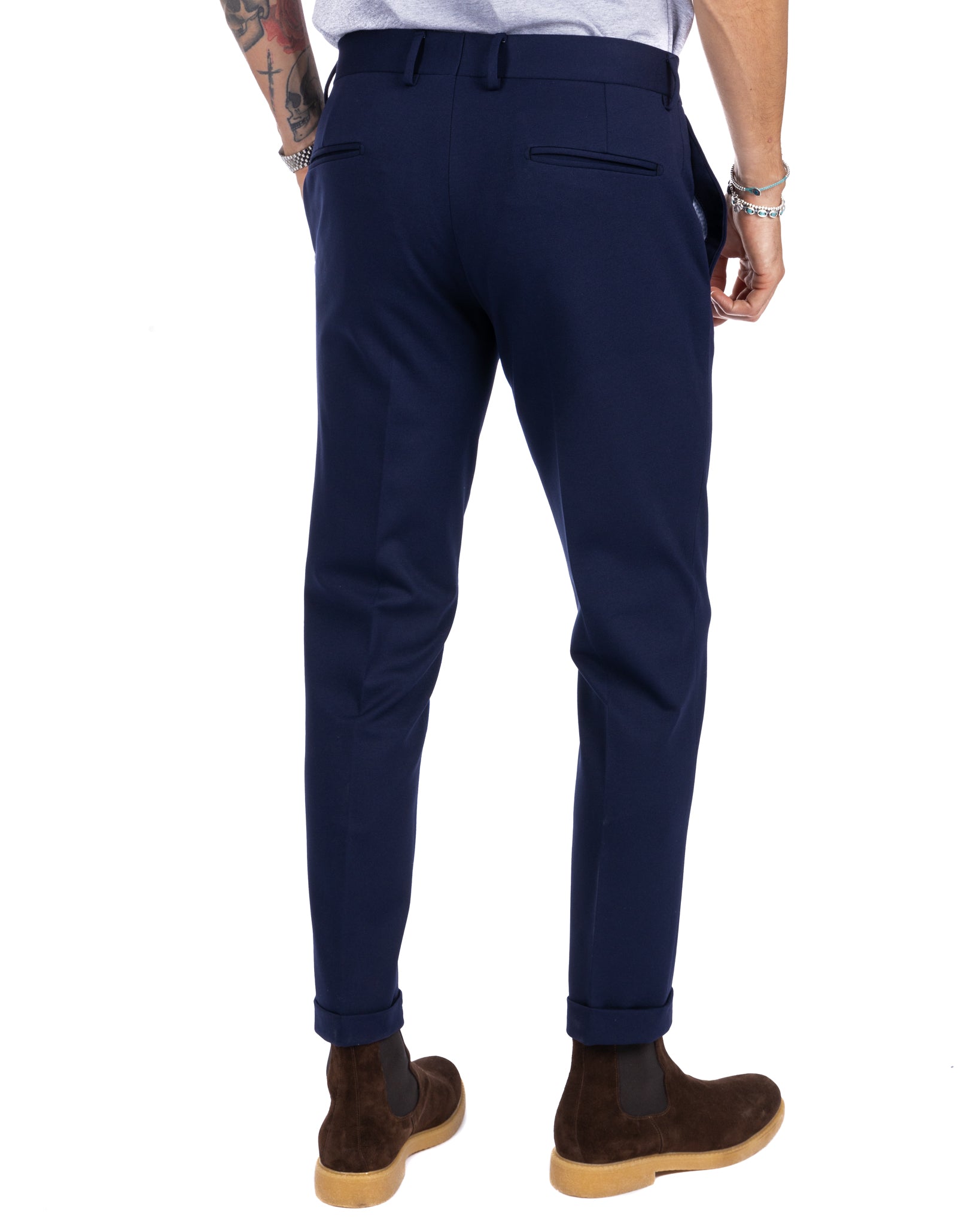 Mustang - blue basic trousers