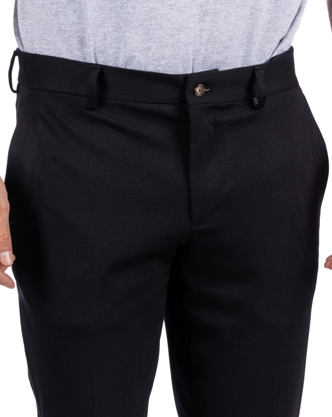 Mustang - black basic trousers