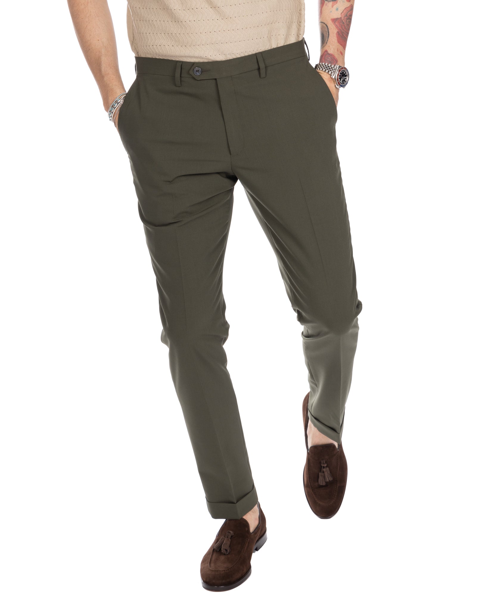 Brema - pantalón básico militar