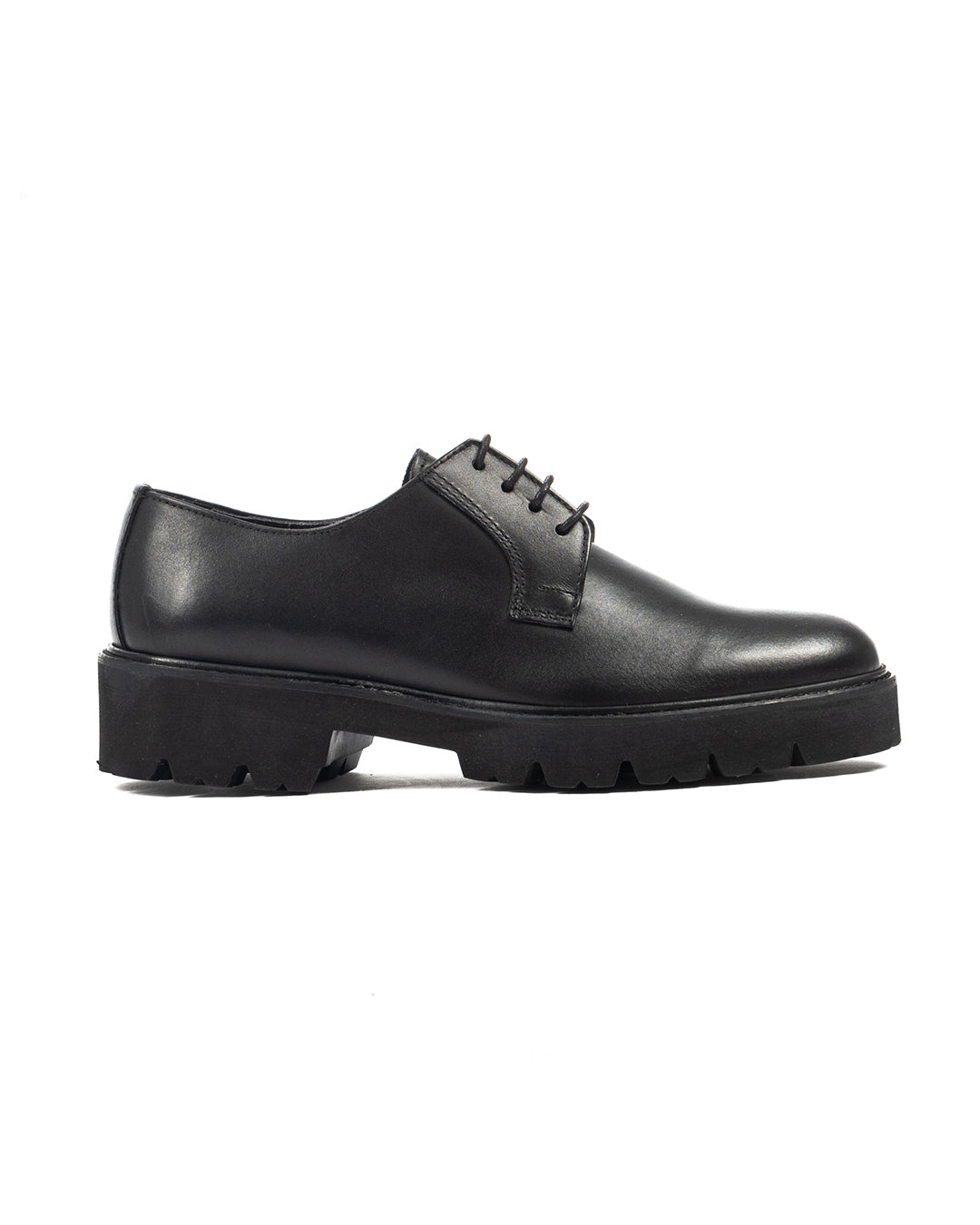 Parker - black leather derby