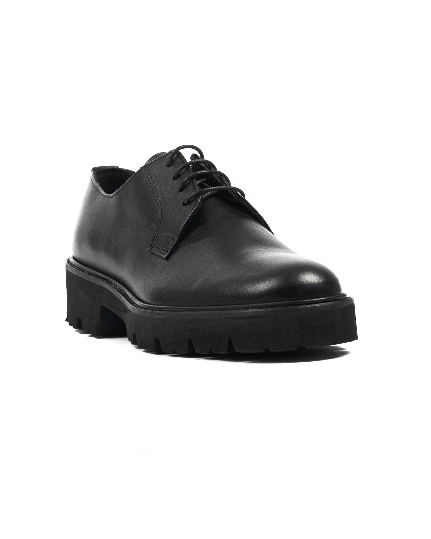 Parker - black leather derby