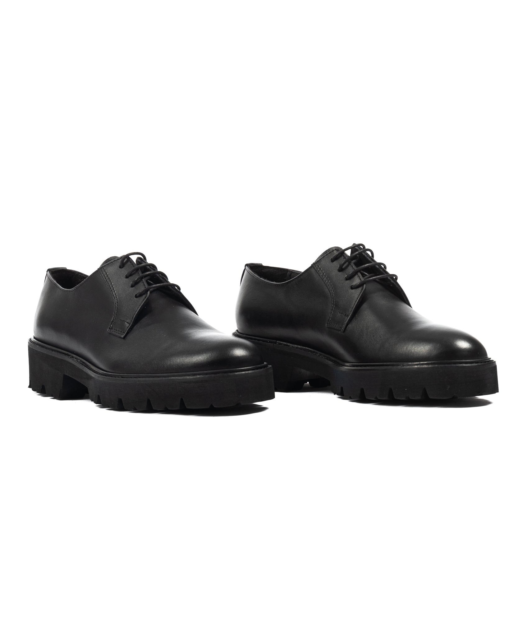 Parker - black leather derby