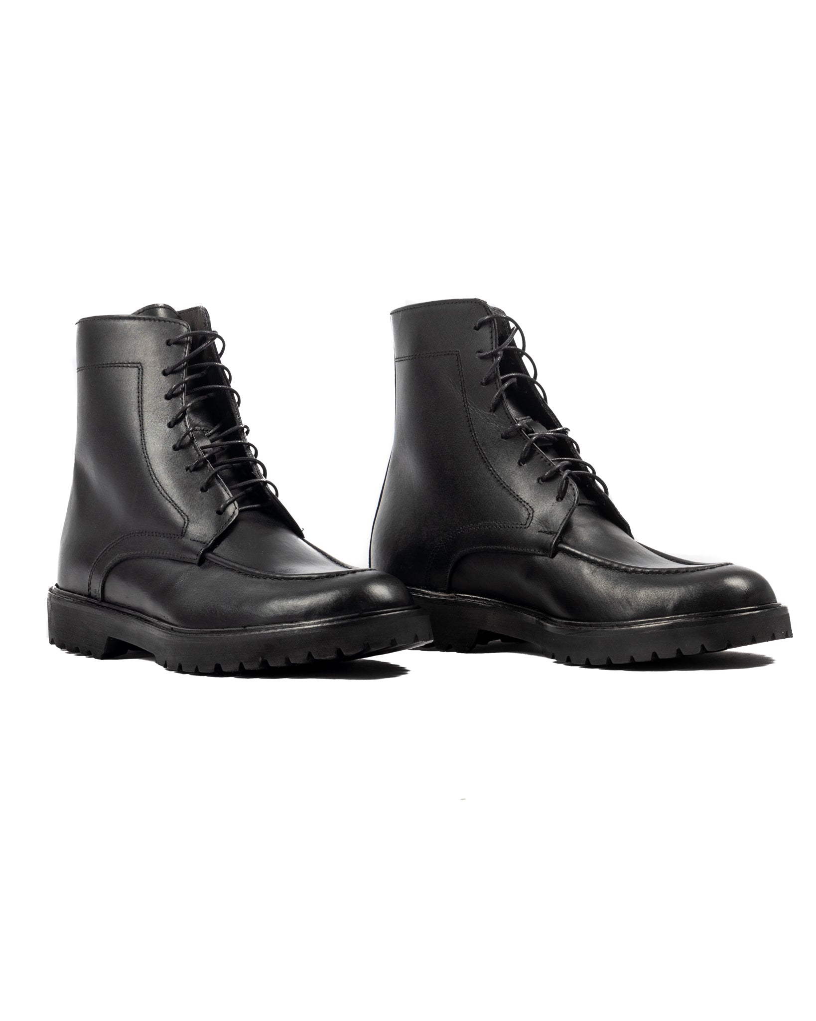 Astron - black leather boot