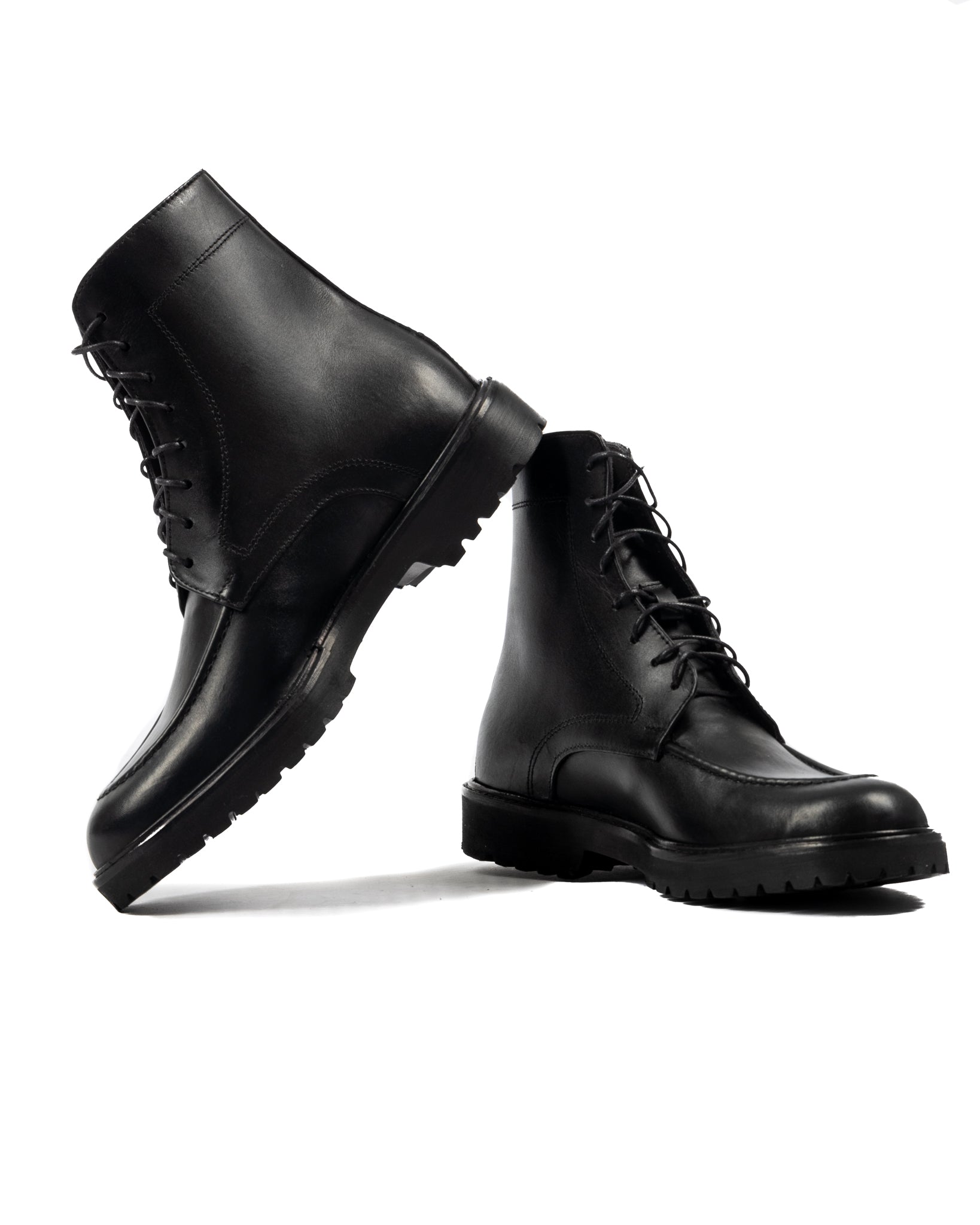 Astron - black leather boot