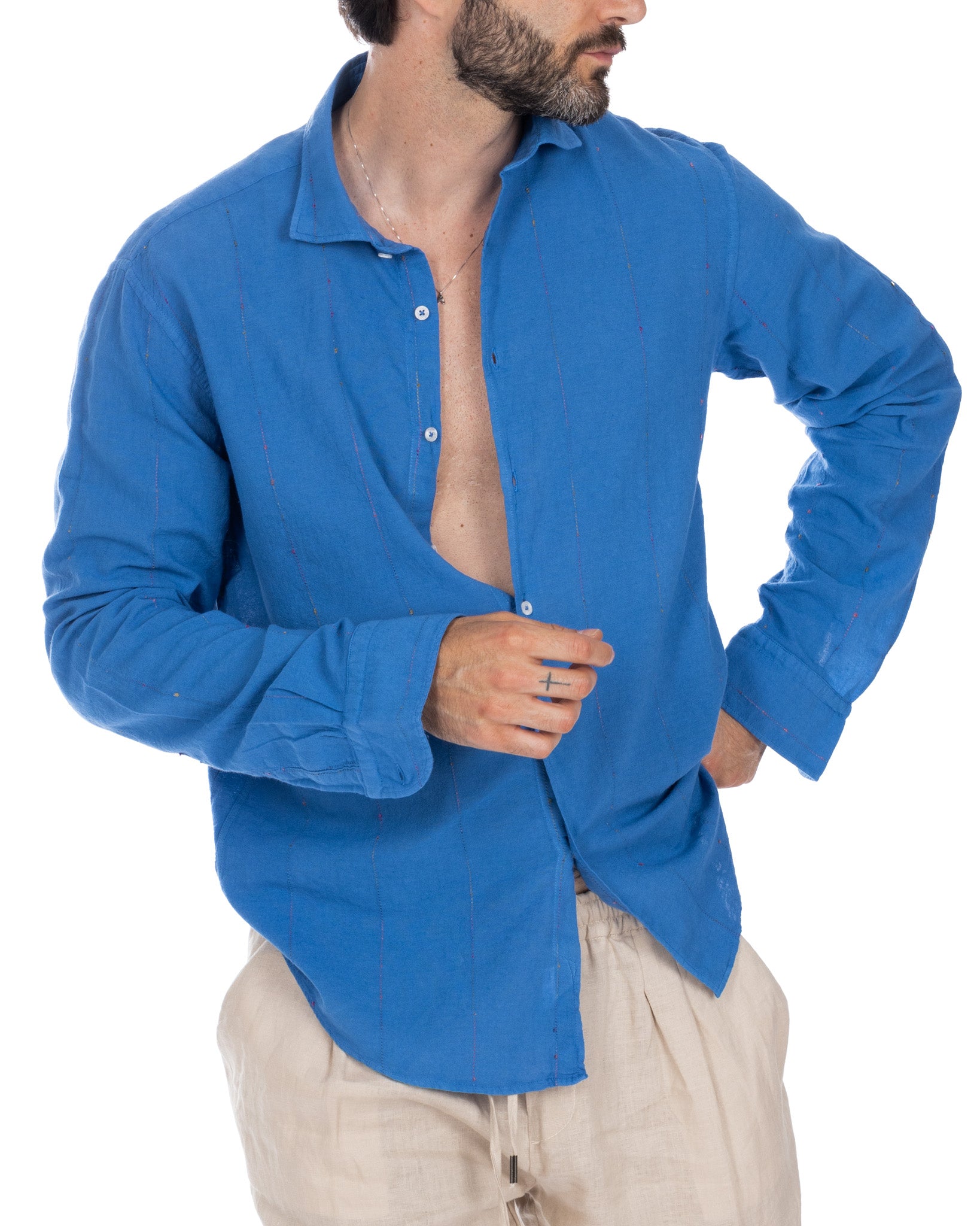 Rainbow - chemise royale avec broderie