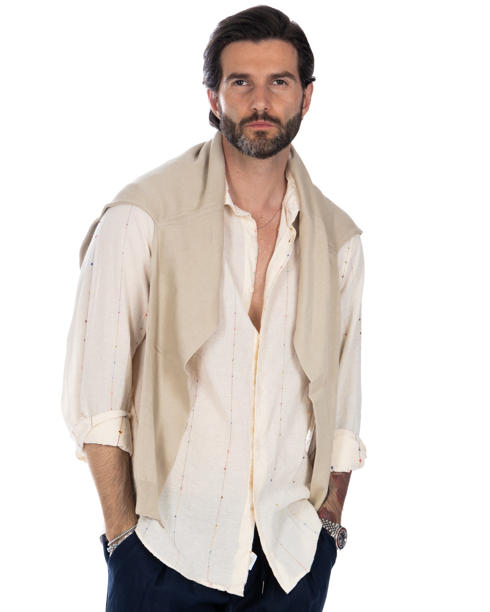 Maglioncino Daniil in cotone beige