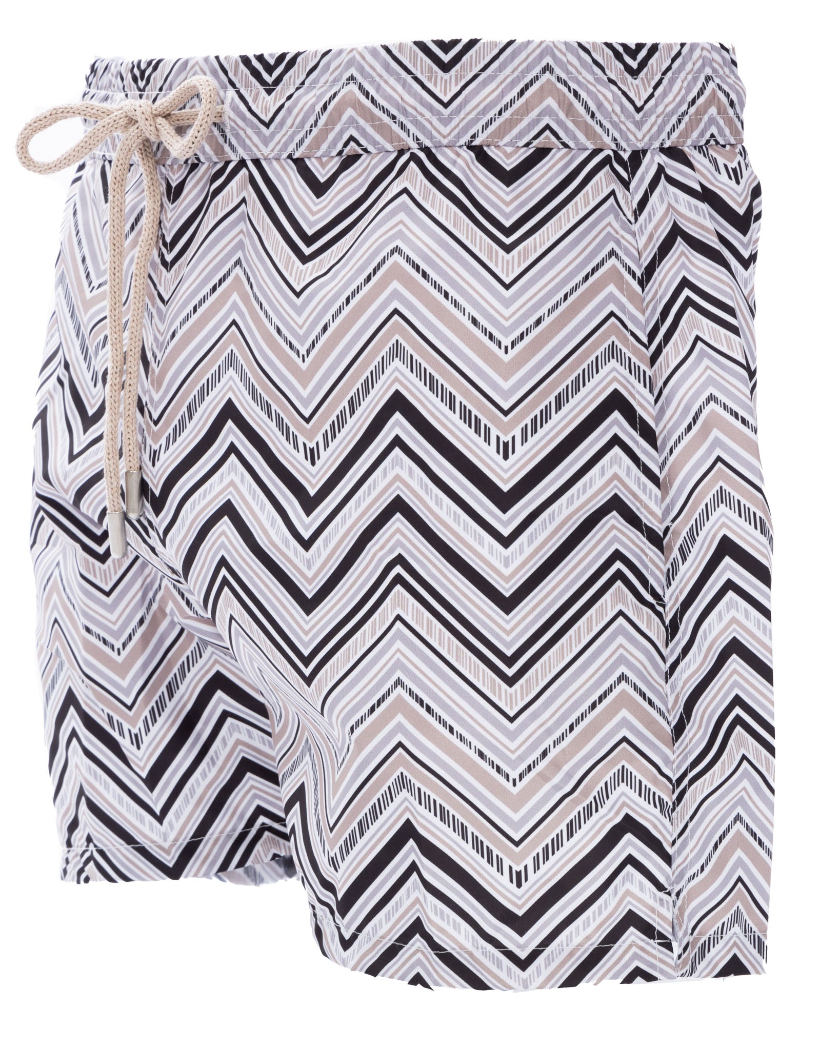 Scopello - maillot de bain à motifs rayé gris