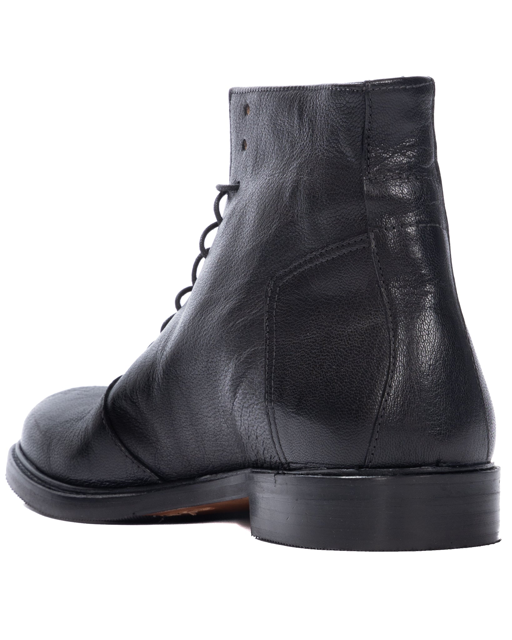Houston - black leather boot