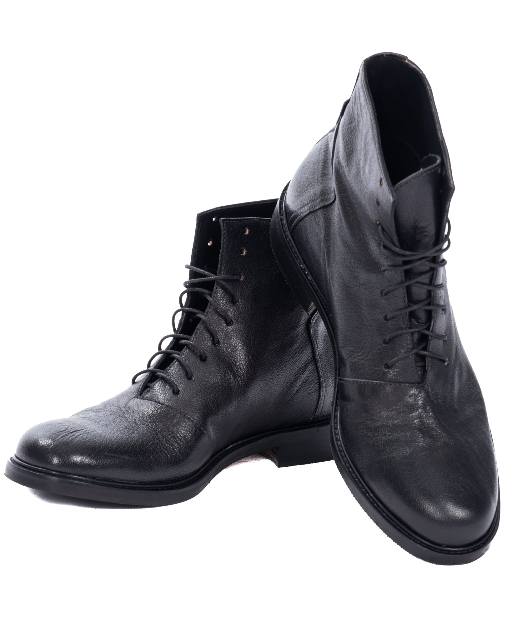 Houston - black leather boot