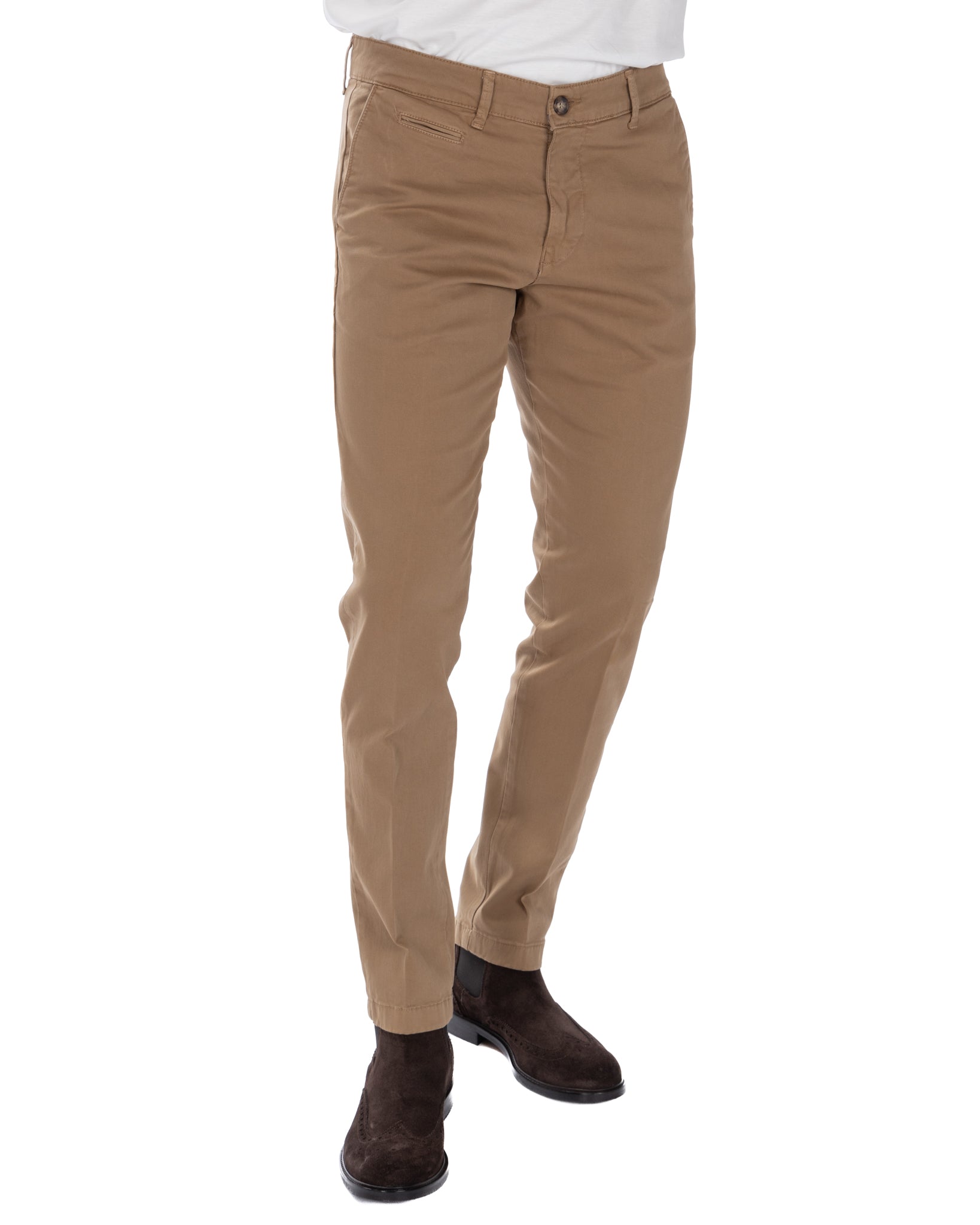 Paul - Basic camel trousers