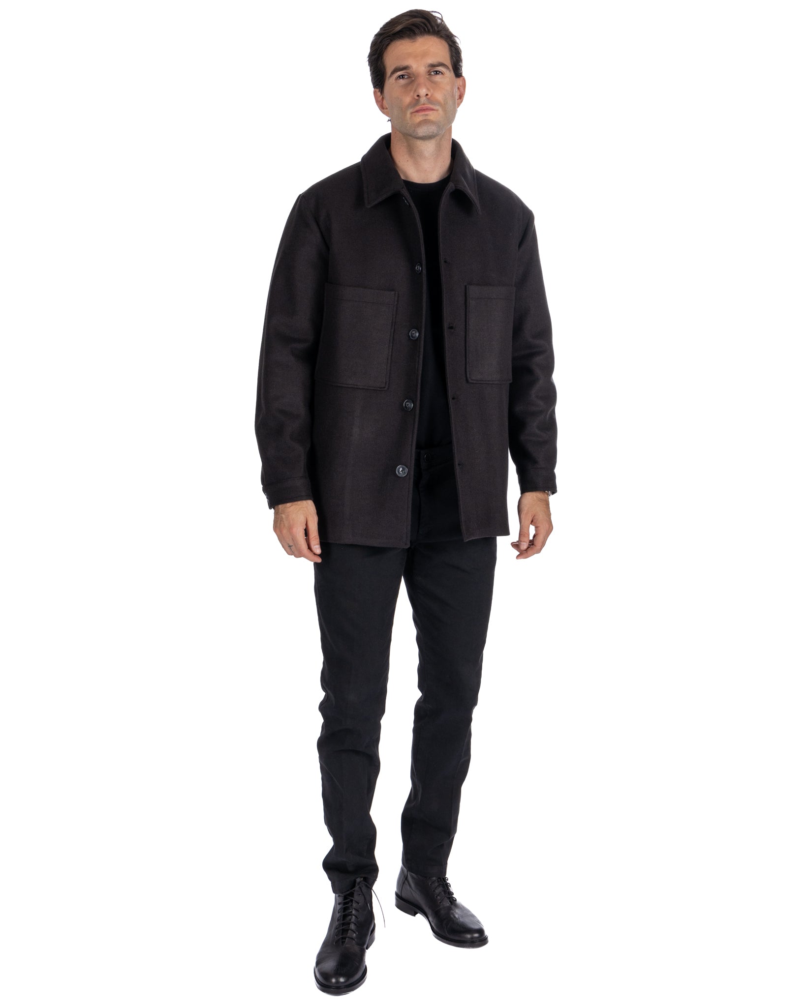 Gervais - black quilted jacket