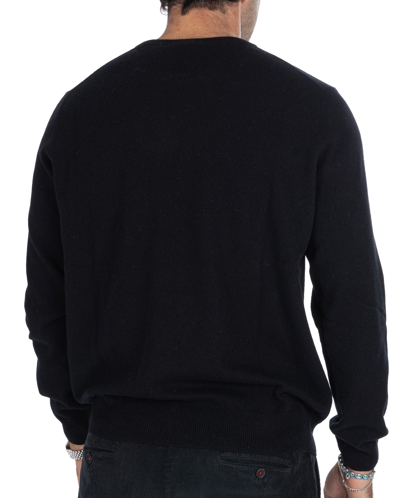 Atrani - black pure cashmere sweater