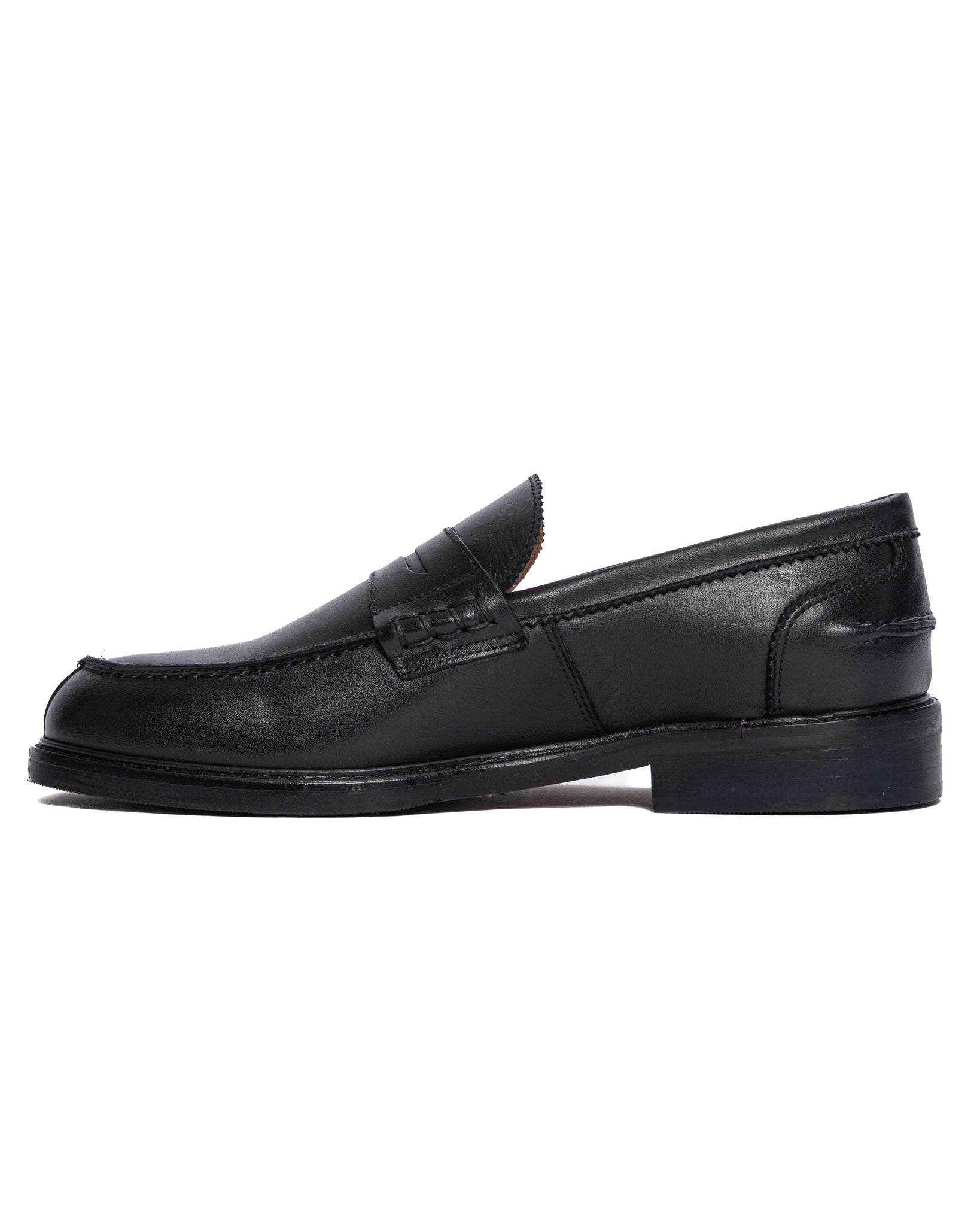 Joseph - black leather college