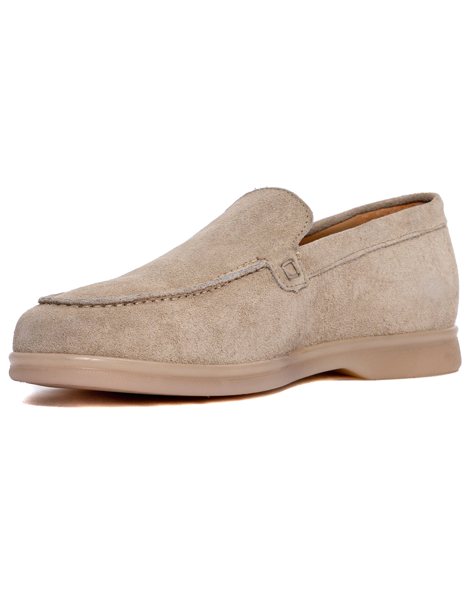 Valeri - mocassin en daim beige