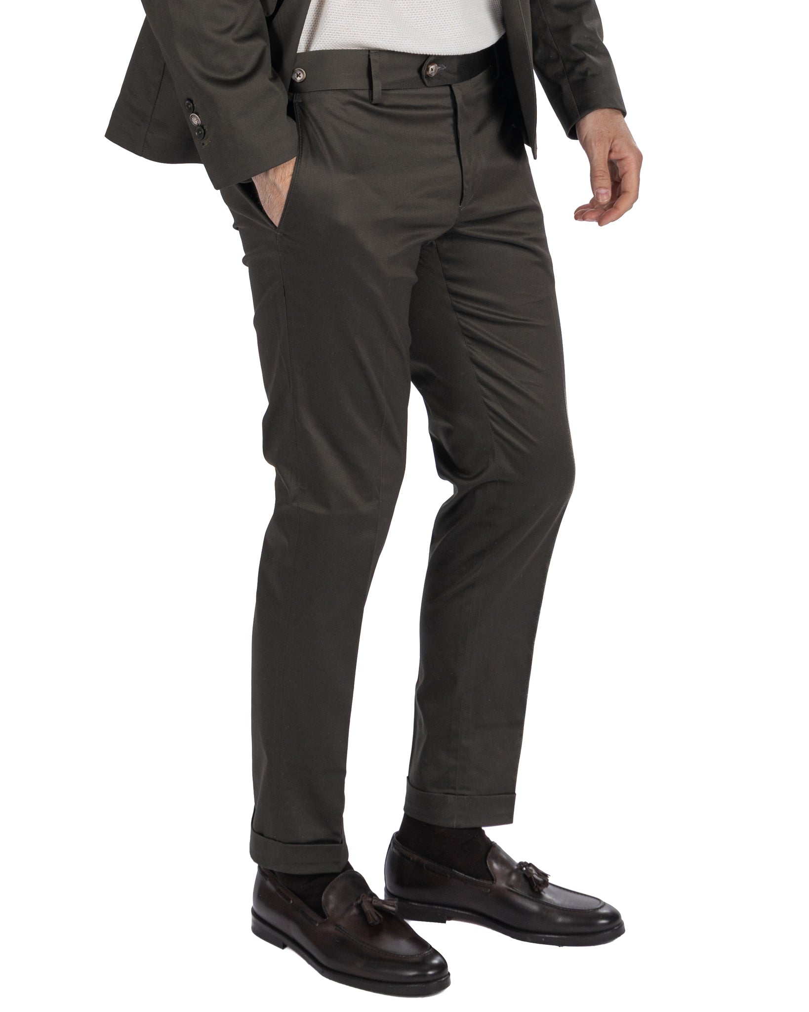Laurence - Military Cotton Trousers